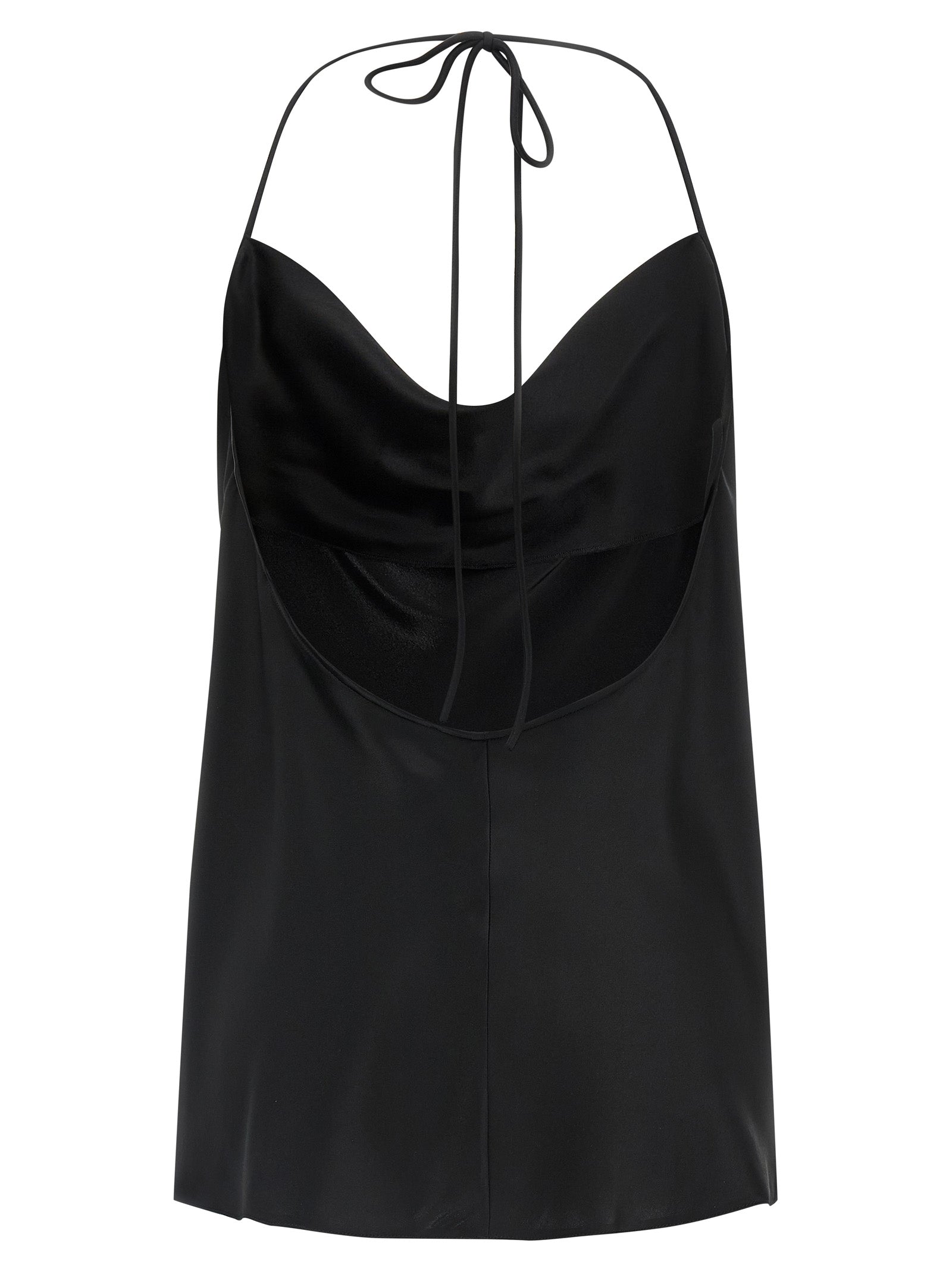 Black Silk Tank Tops