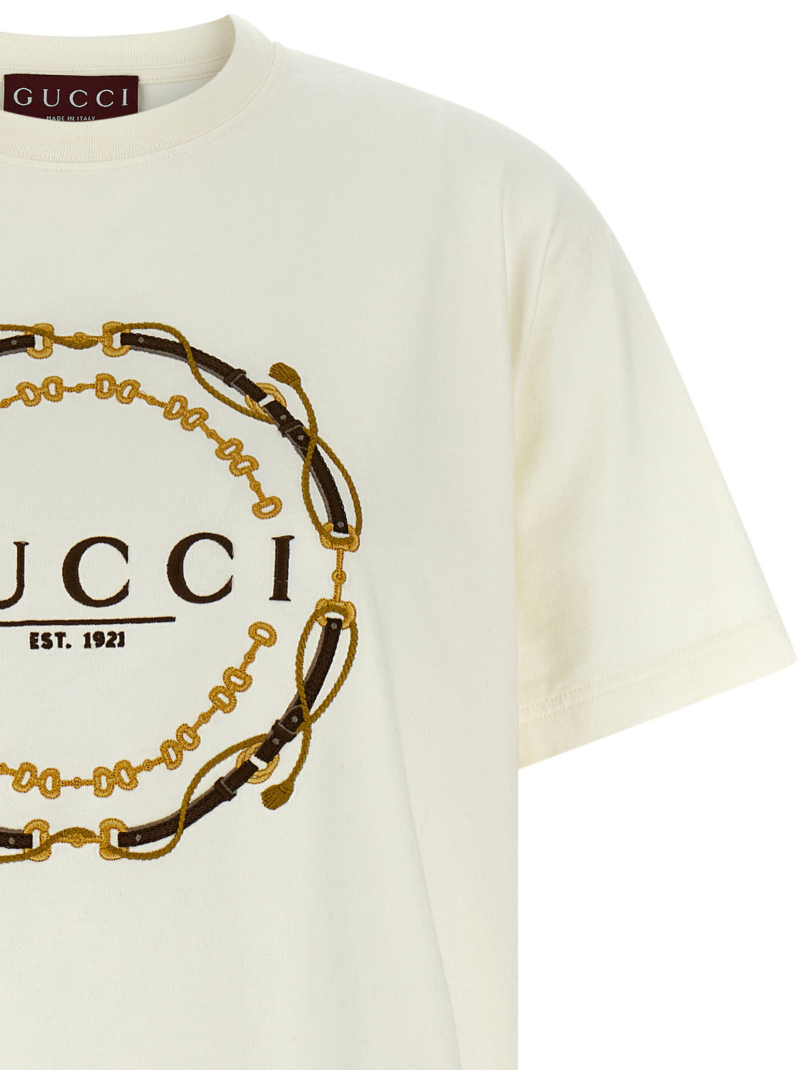 White Fabric T-Shirt