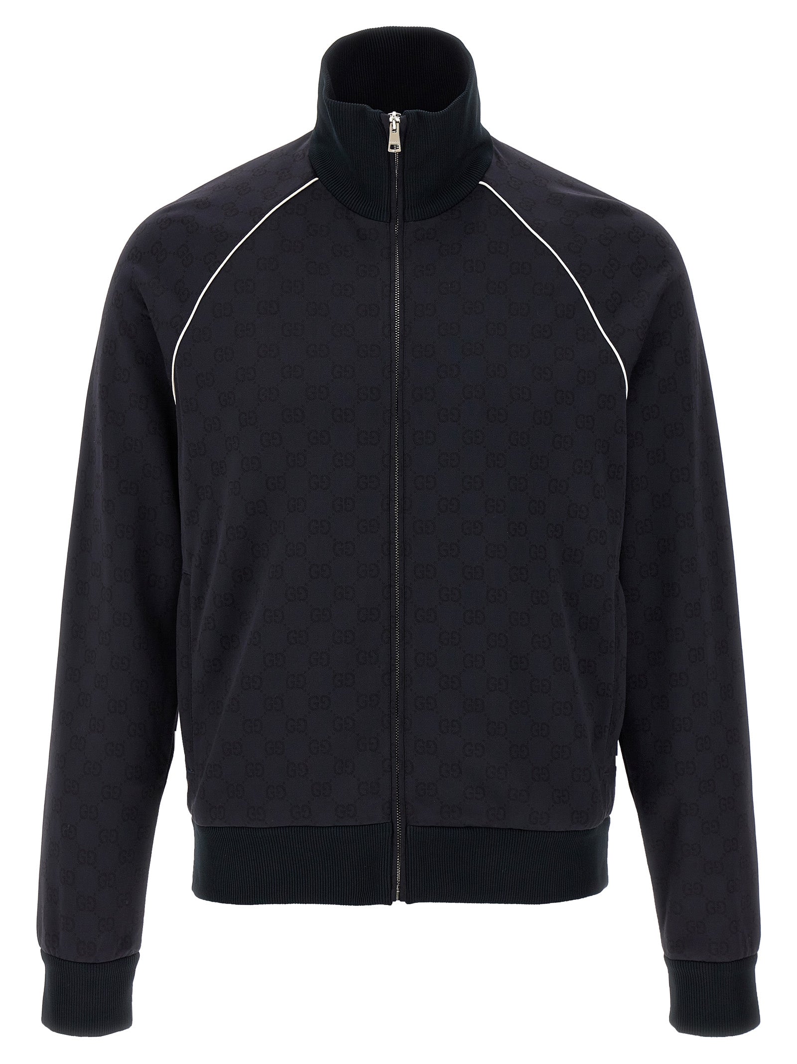 Blue Polyamide Sweatshirt
