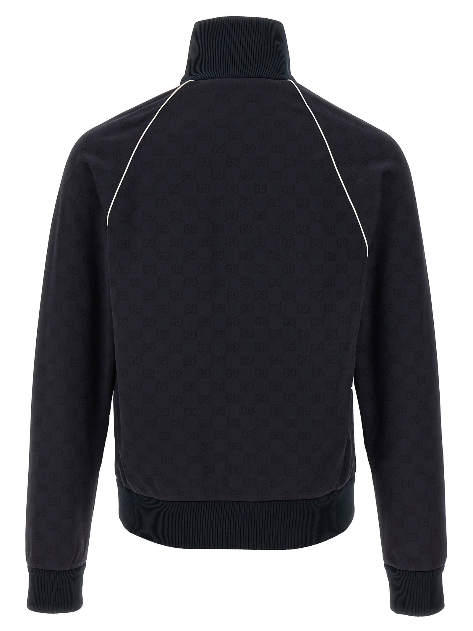 Blue Polyamide Sweatshirt