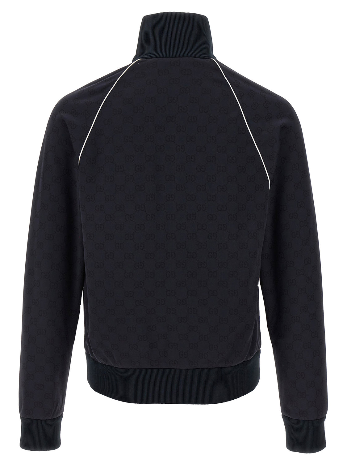 Blue Polyamide Sweatshirt