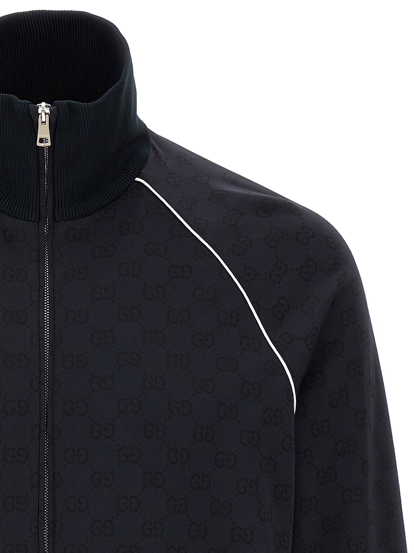 Blue Polyamide Sweatshirt