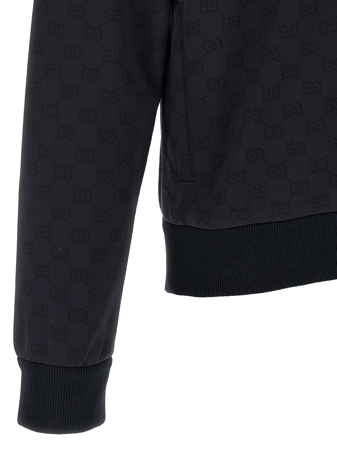 Blue Polyamide Sweatshirt