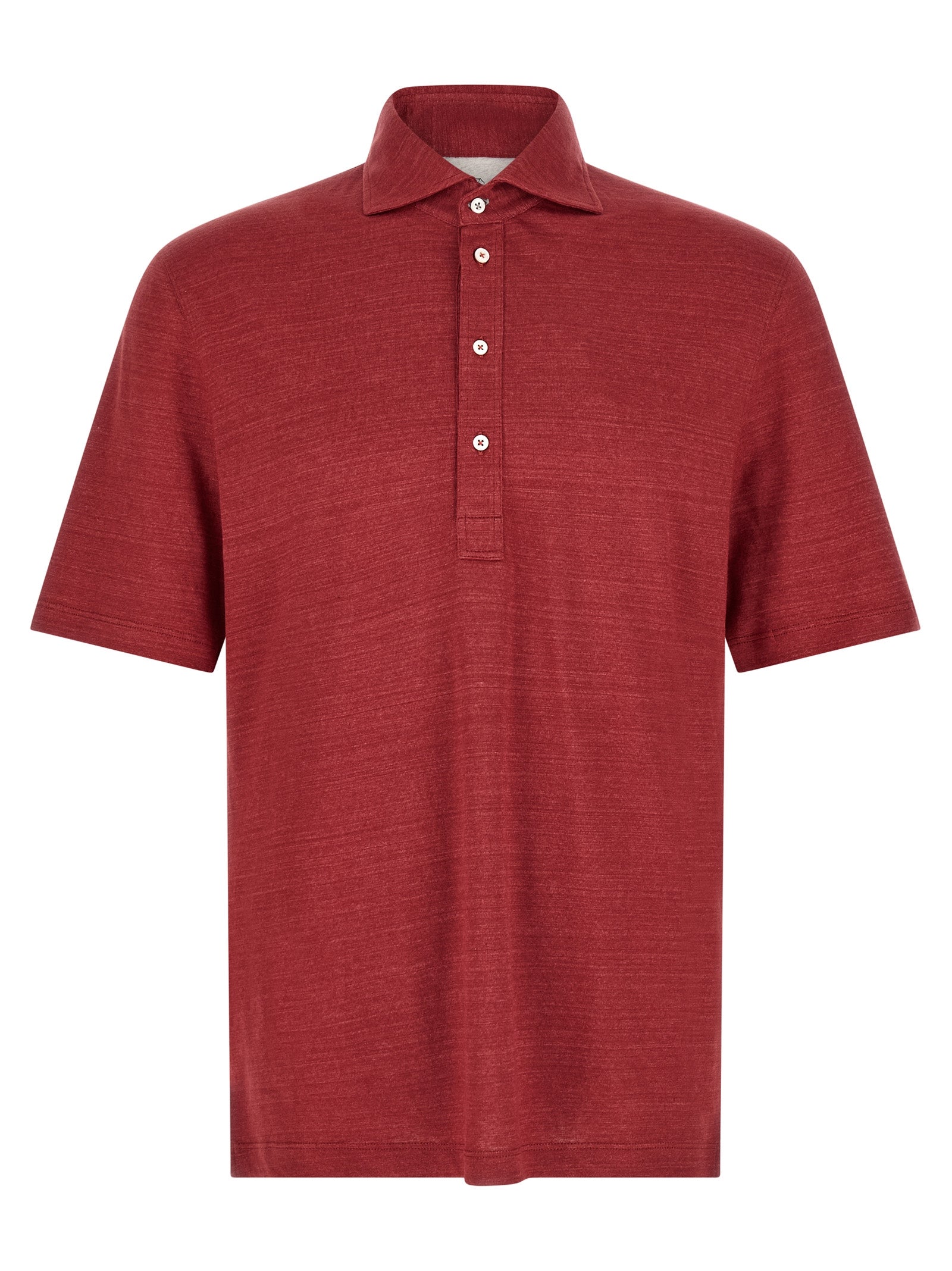 Multicolor Linen Polo Shirt