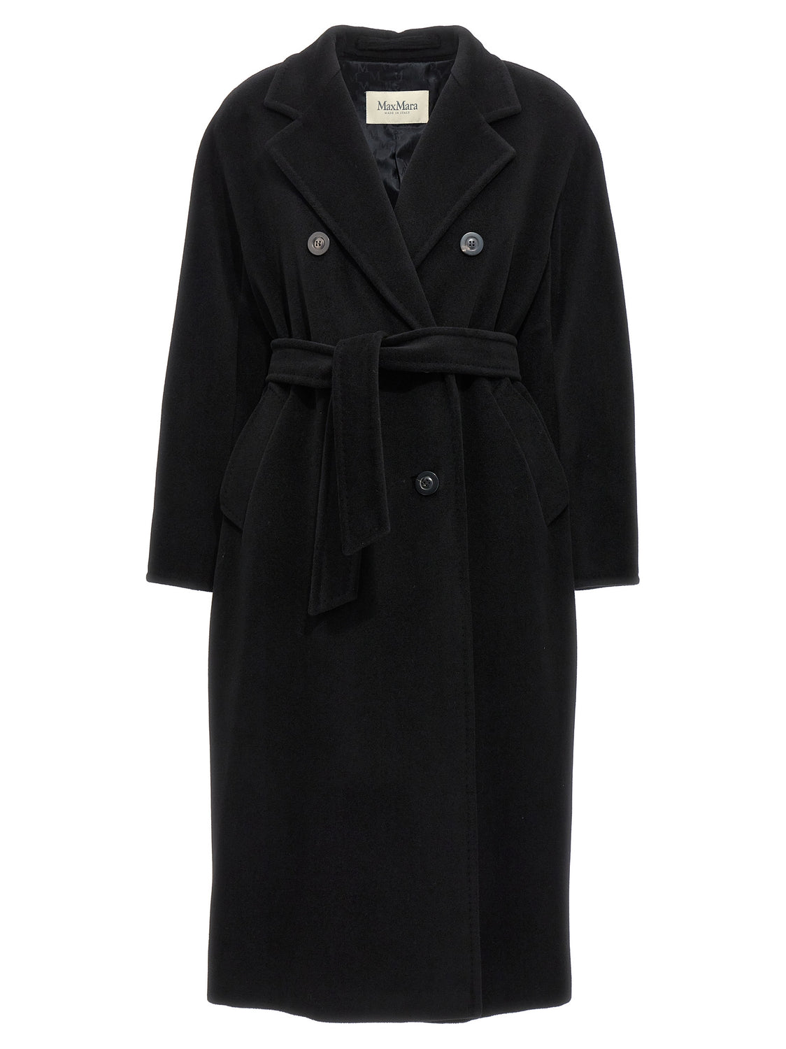 Black Virgin Wool Coat