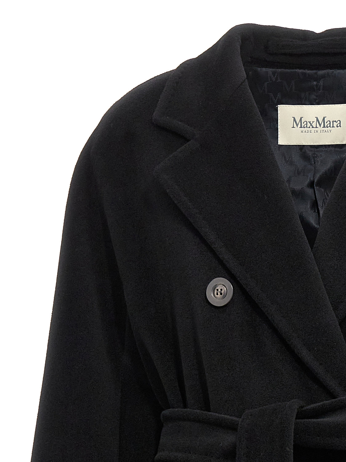 Black Virgin Wool Coat