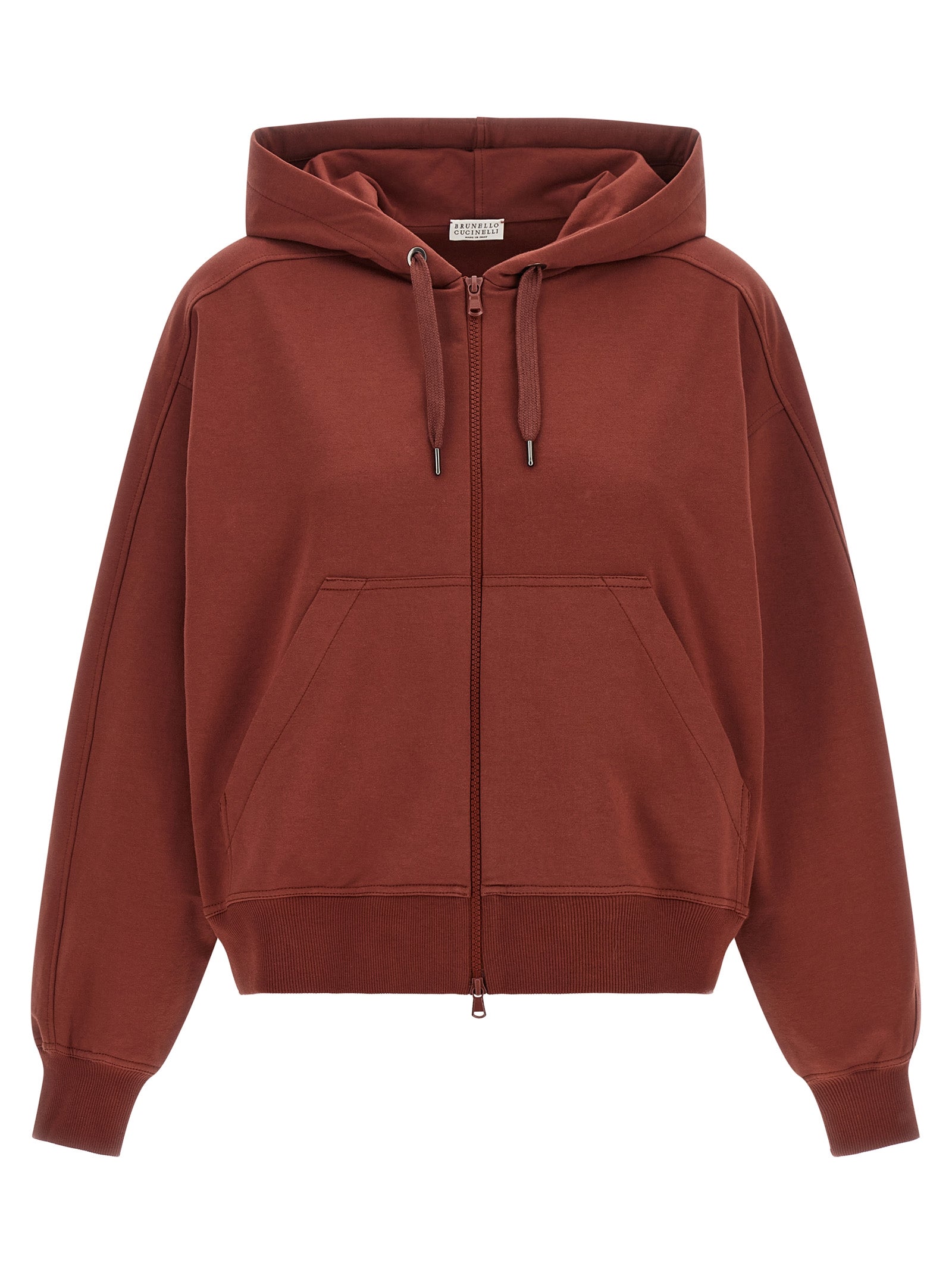 Bordeaux Cotton Sweatshirt
