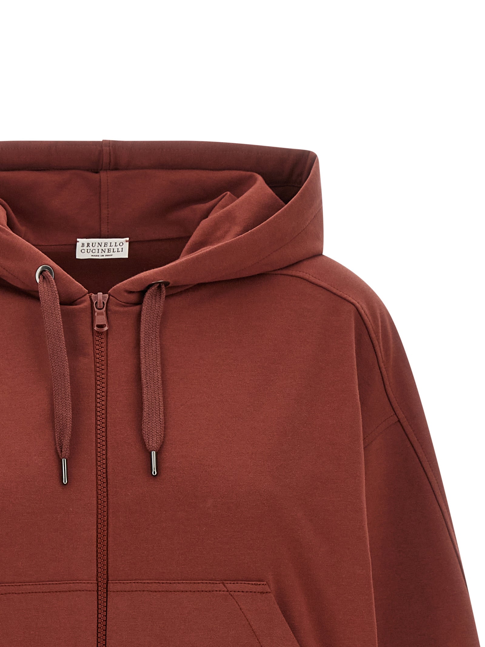 Bordeaux Cotton Sweatshirt