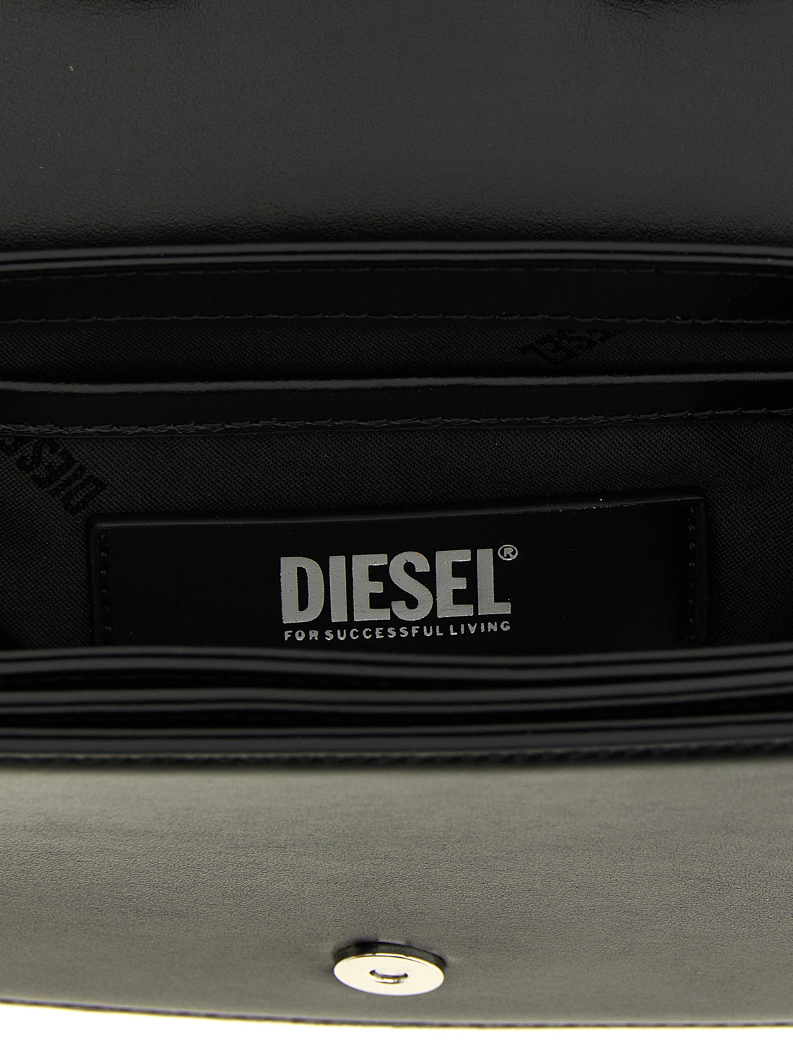Black Cowhide Shoulder Bag