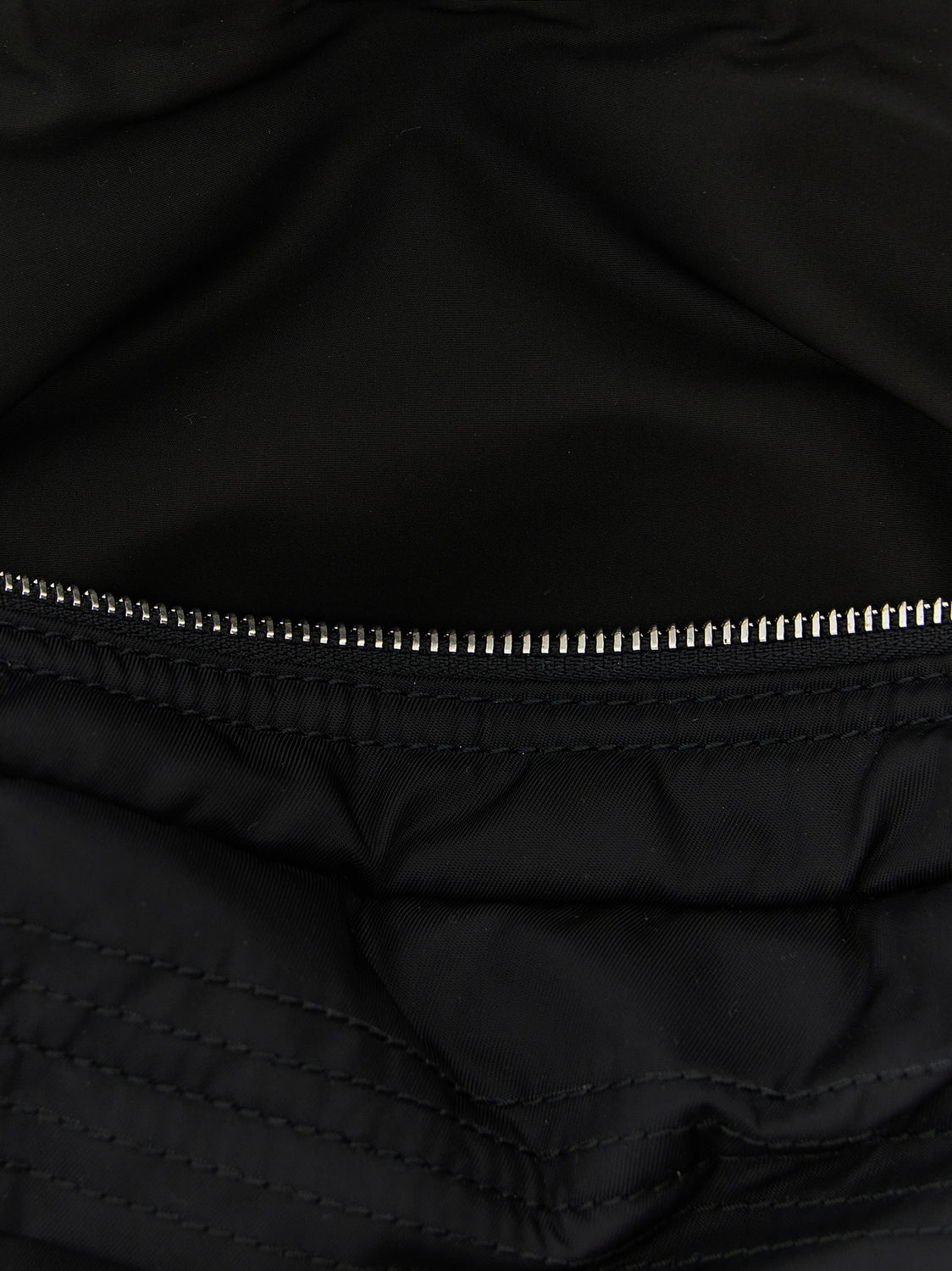 Black Polyamide Crossbody Bag