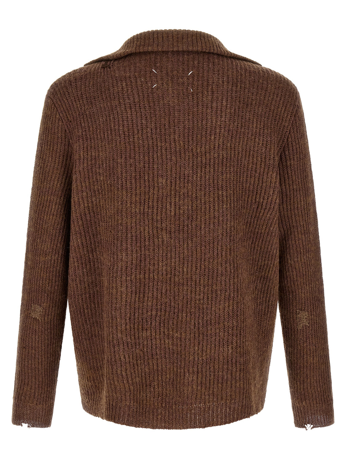 Brown Linen Cardigan