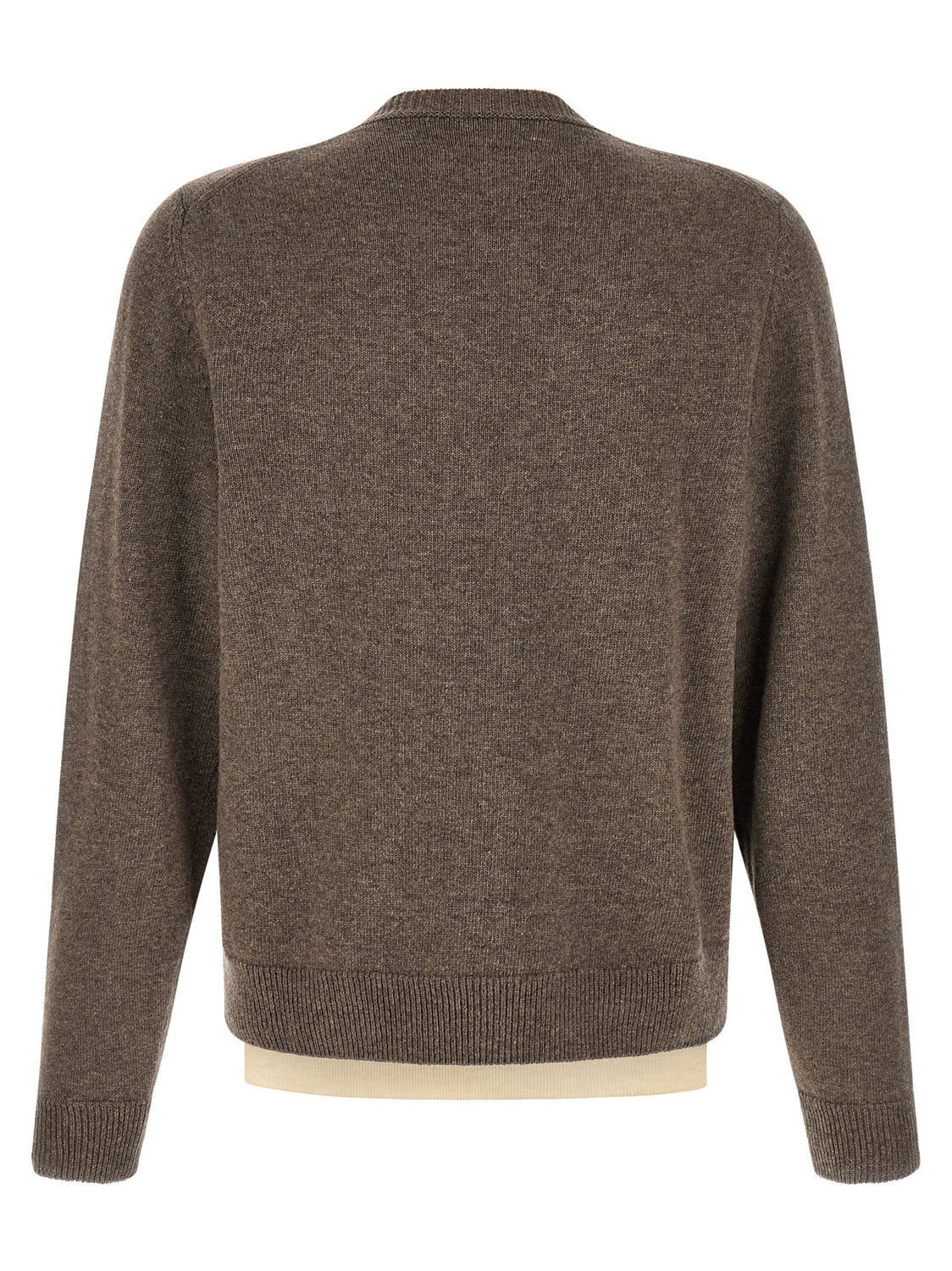 Brown Virgin Wool Cardigan