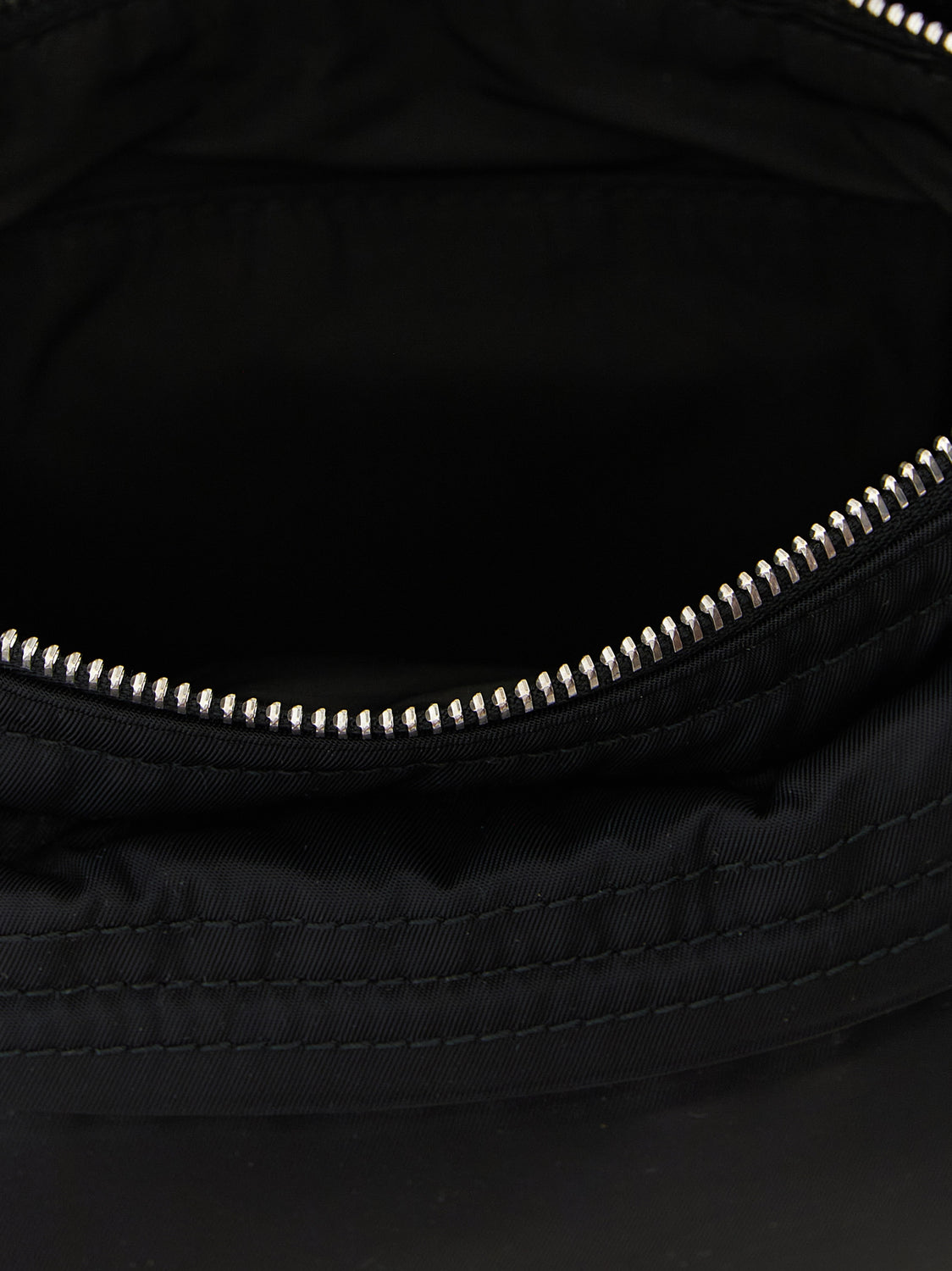Black Polyamide Crossbody Bag