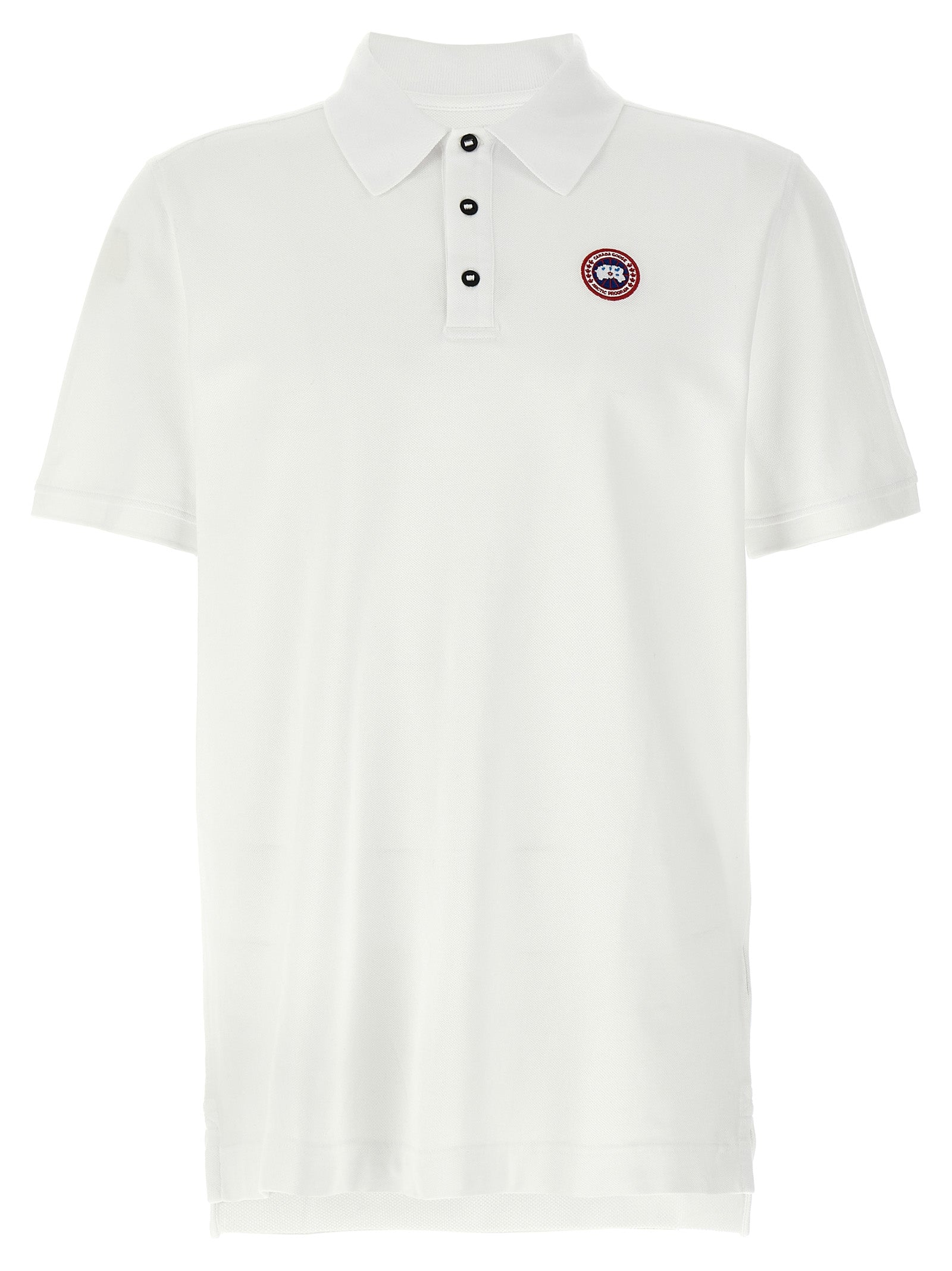 White Cotton Polo Shirt