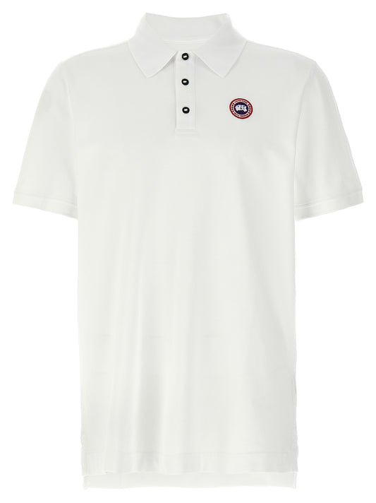 White Cotton Polo Shirt