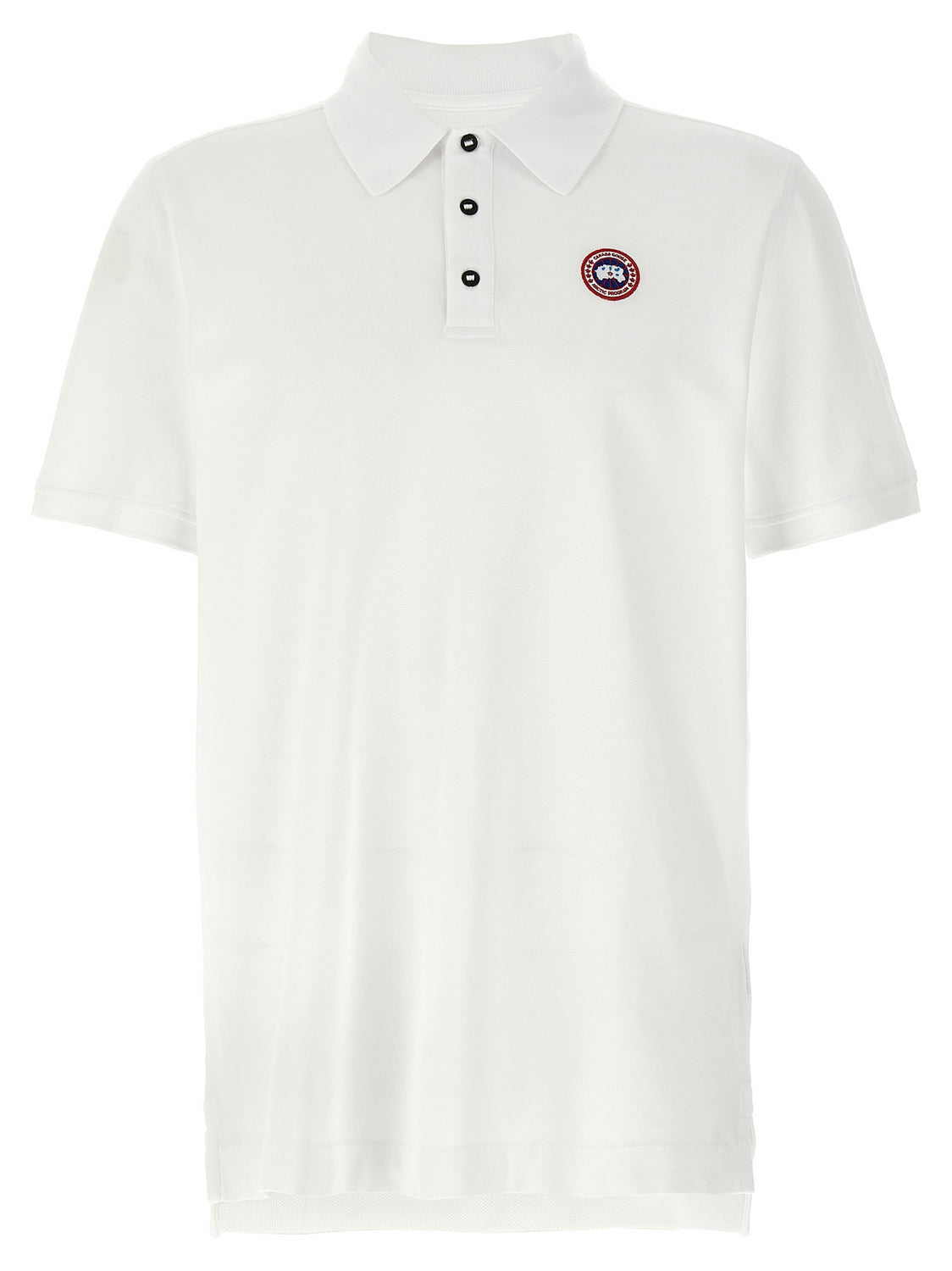 White Cotton Polo Shirt