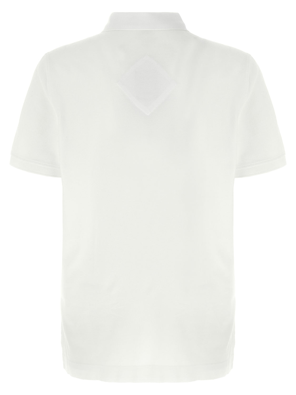 White Cotton Polo Shirt