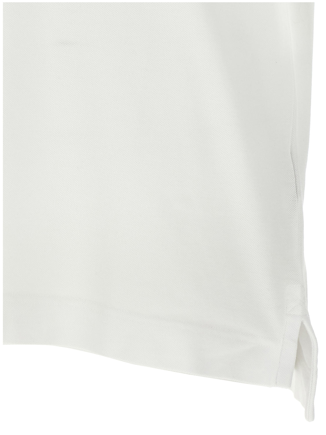 White Cotton Polo Shirt