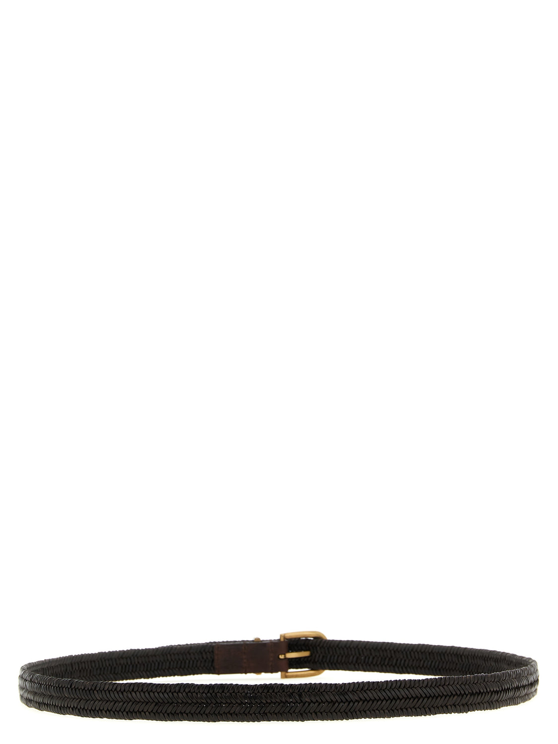 Brown Leather Regular Belt
