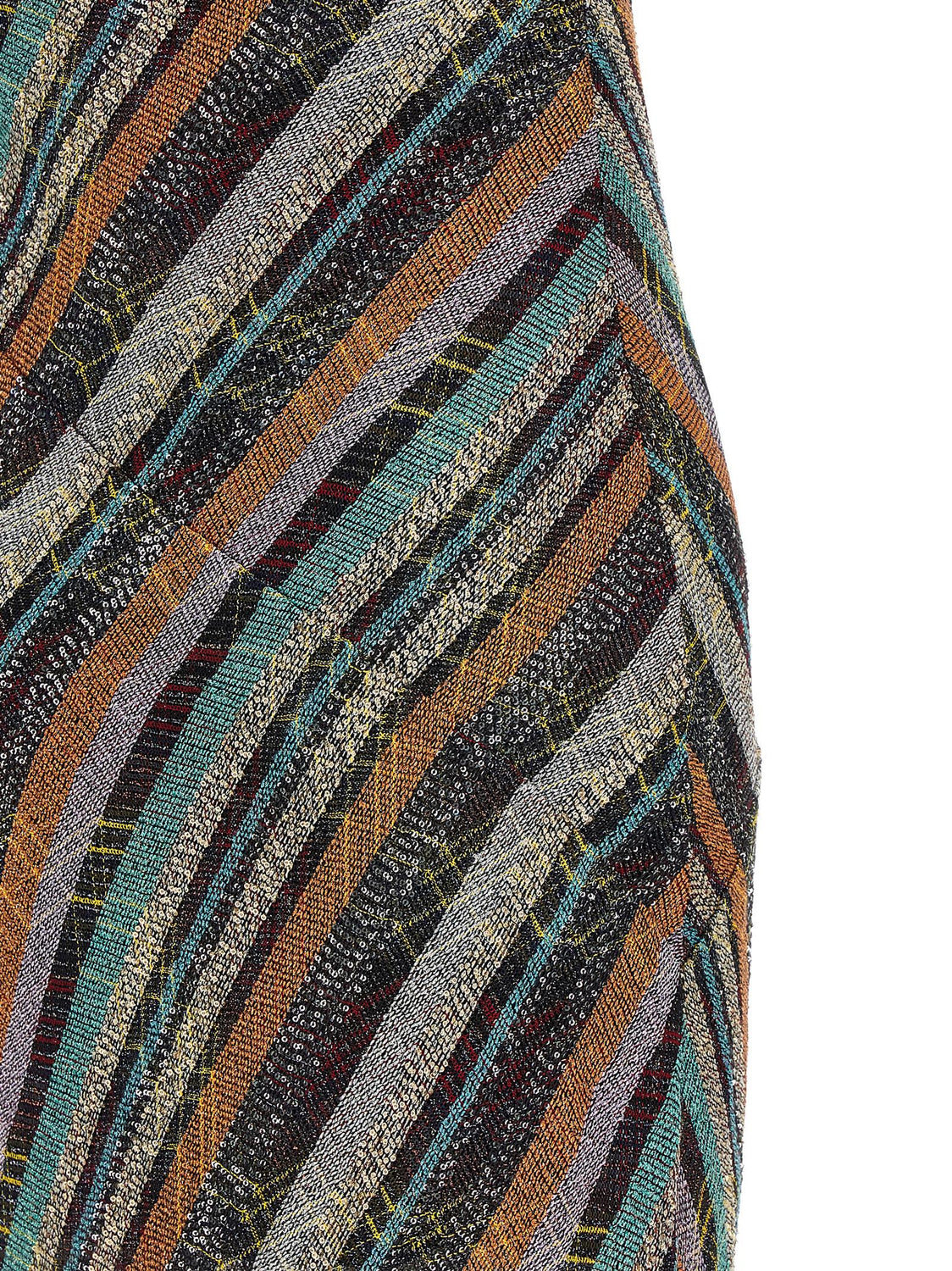Multicolor Viscose Long Dress