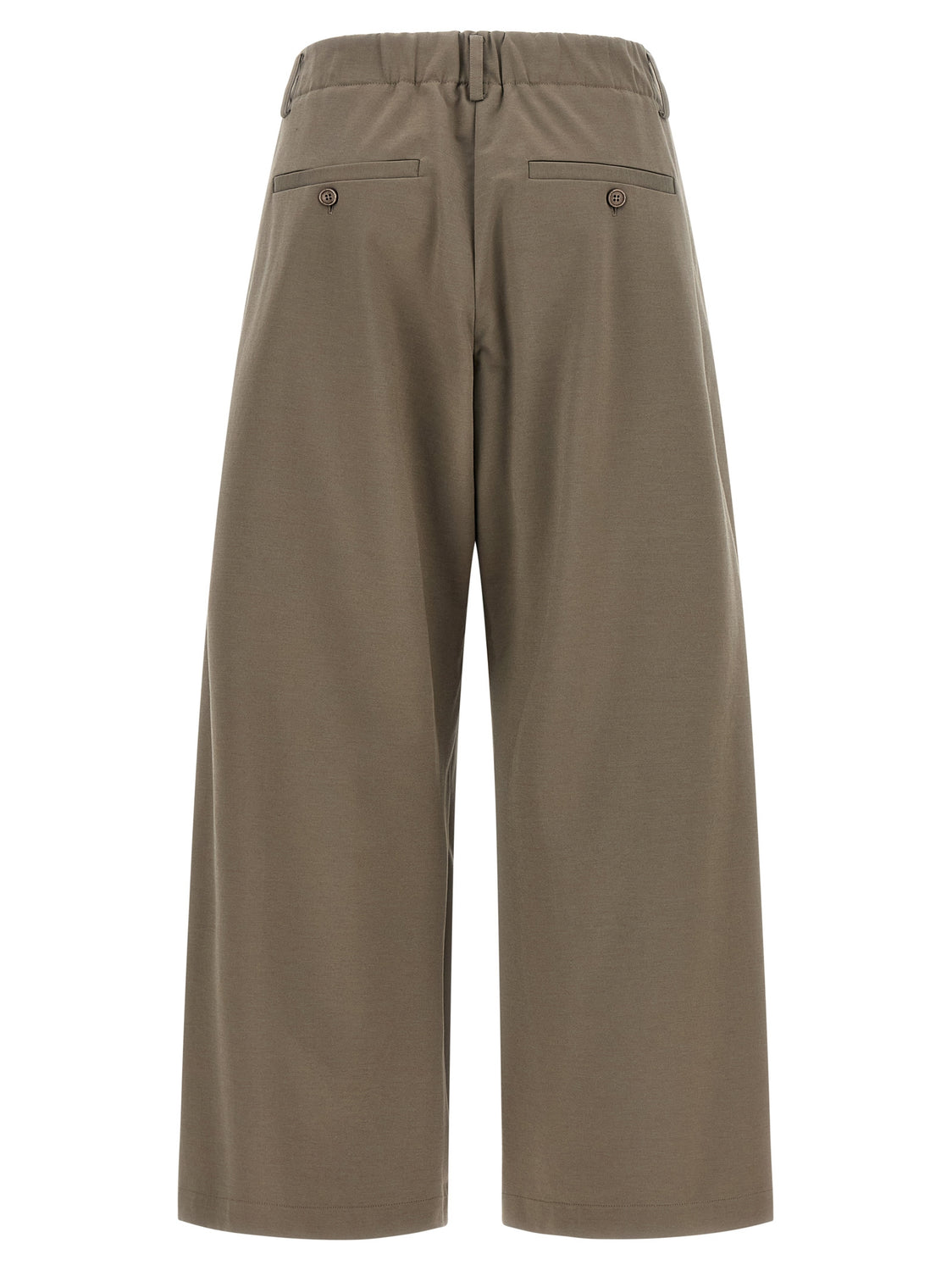 Gray Cotton Athletic Pants