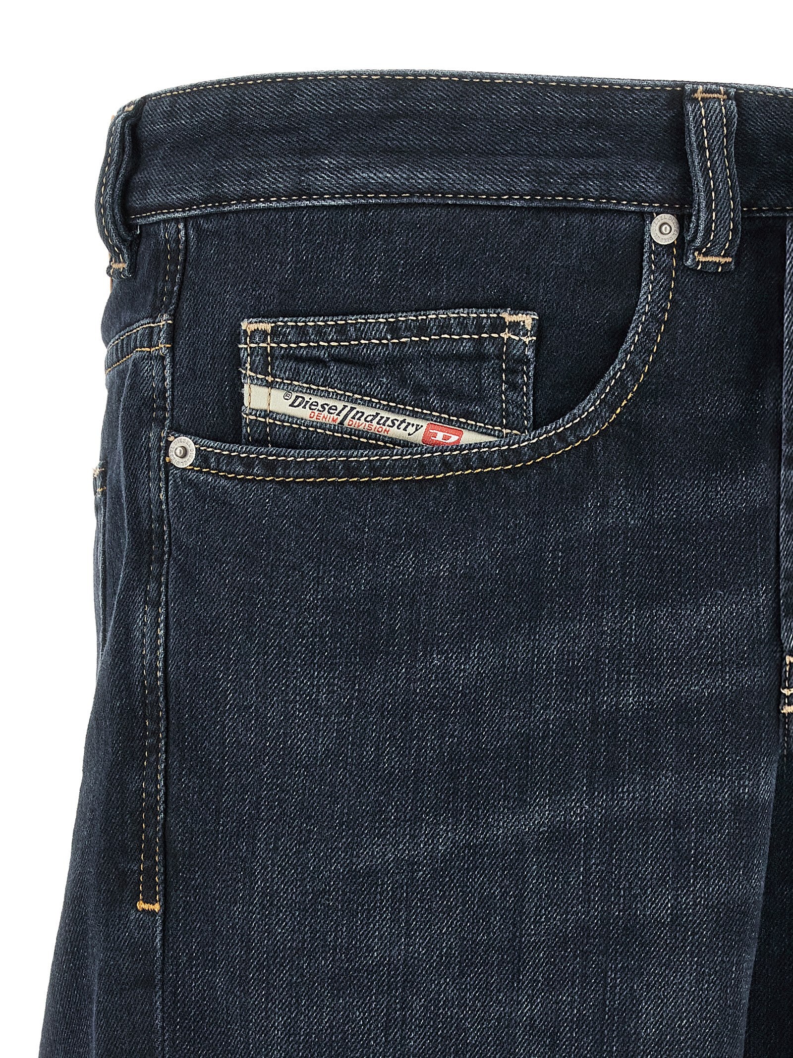 Blue Cotton Relaxed Fit Jeans
