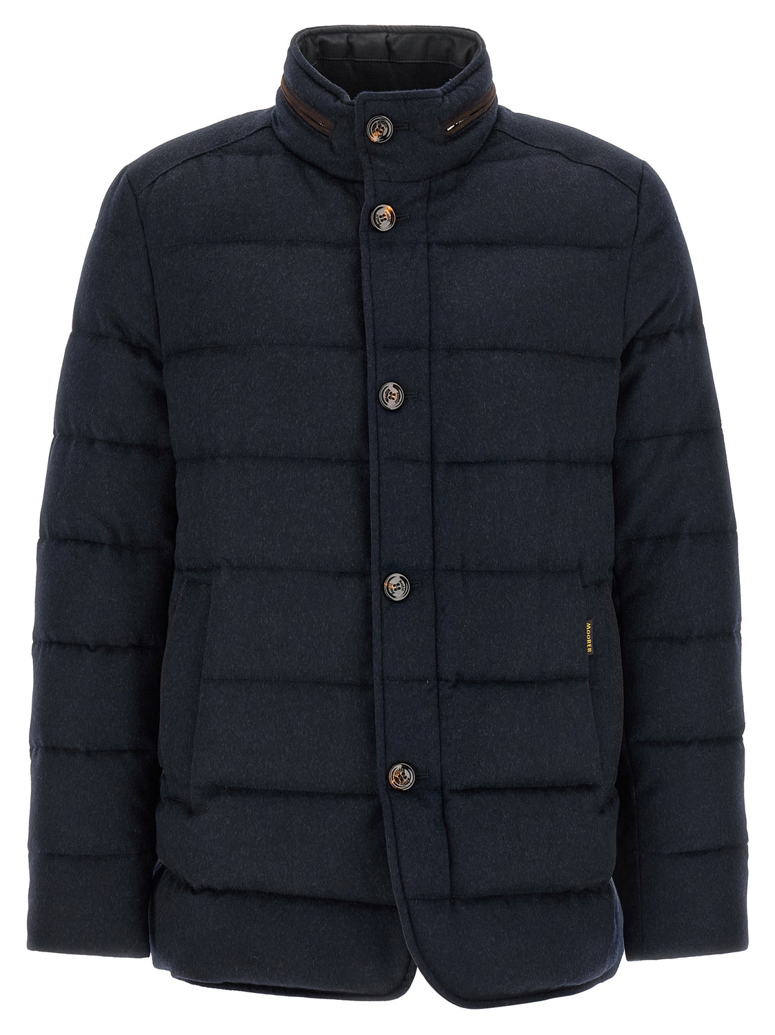 Blue Wool Full-Length Jacket