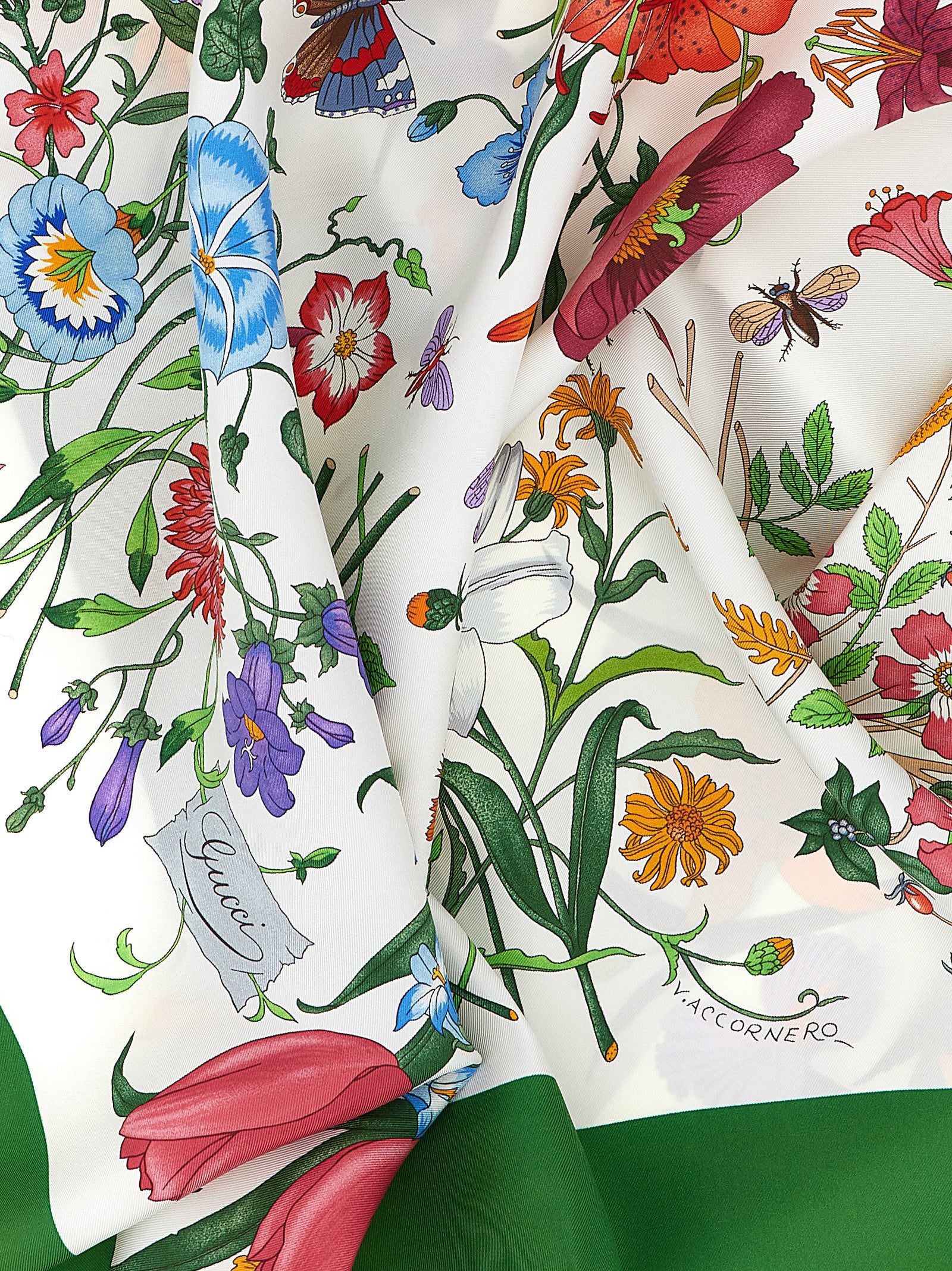 Bicolor Silk Foulard