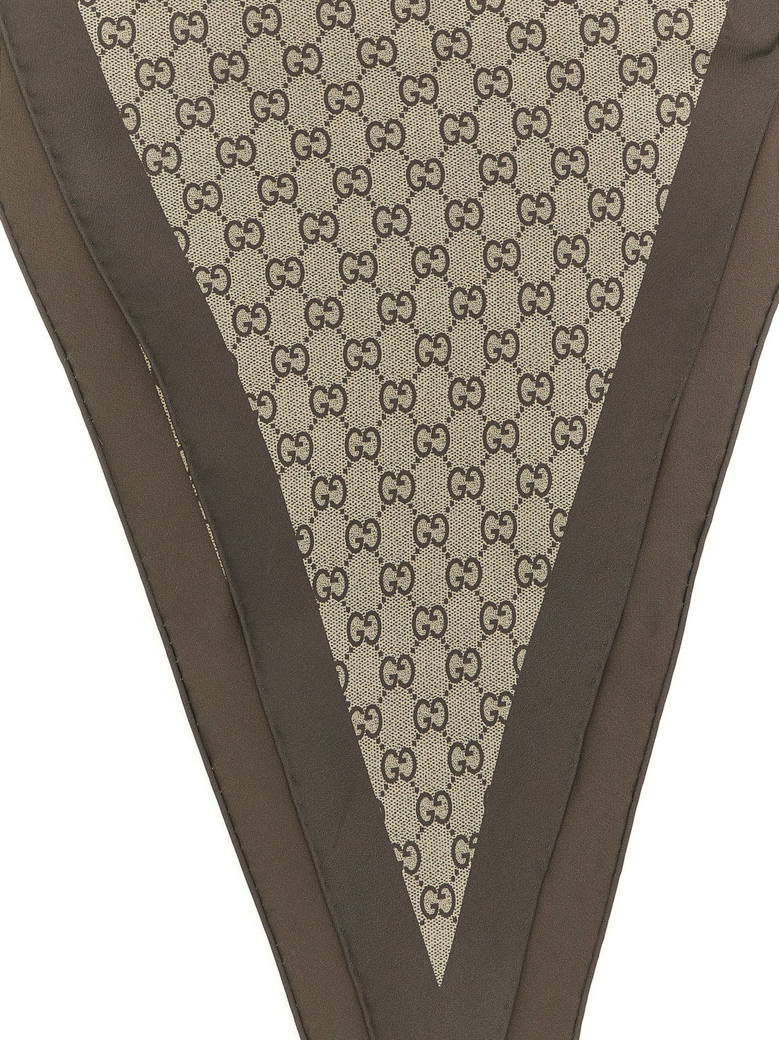 Beige Silk Foulard