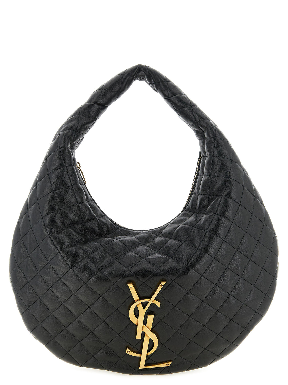 Black Lamb Leather Shoulder Bag