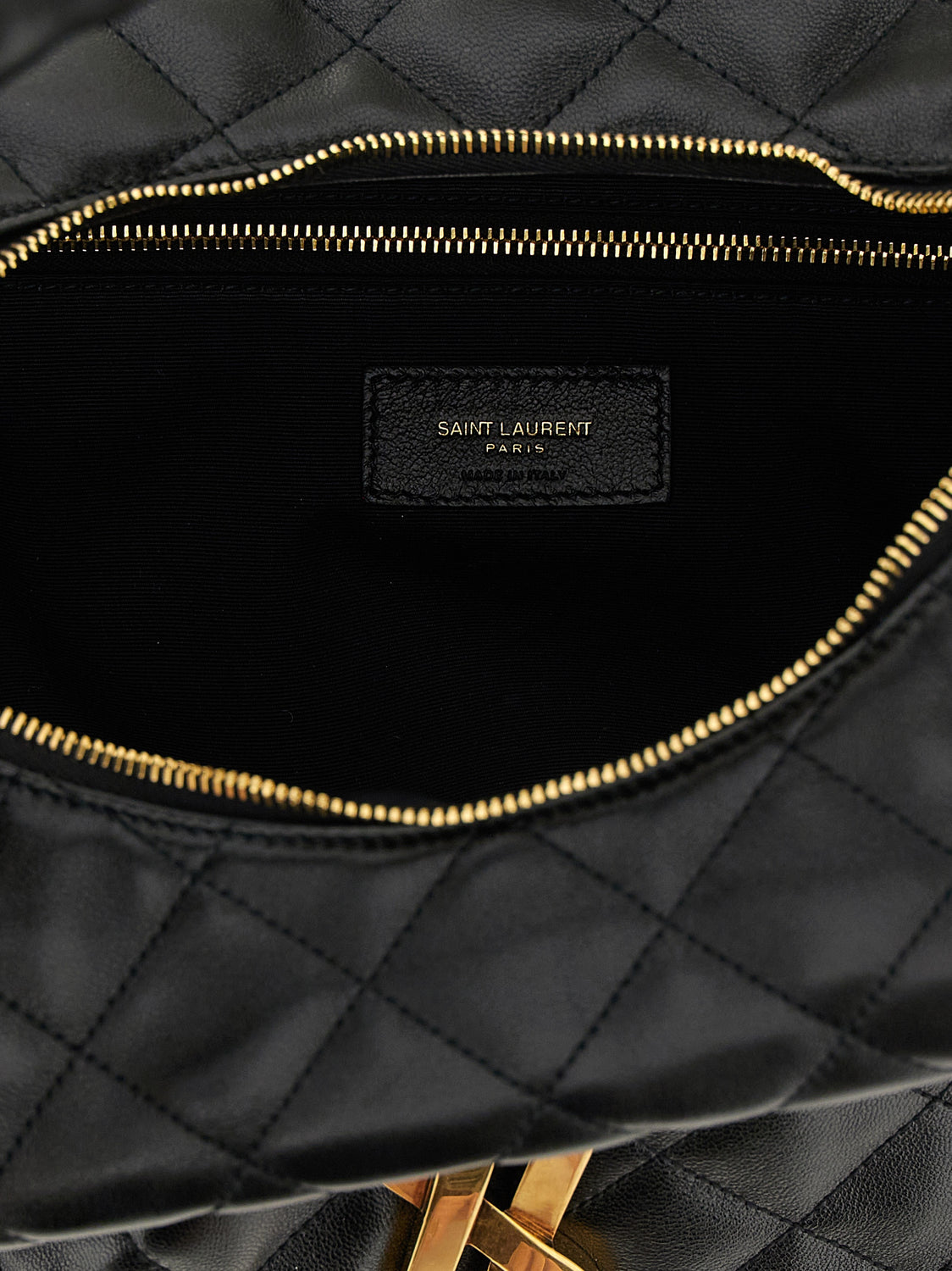Black Lamb Leather Shoulder Bag