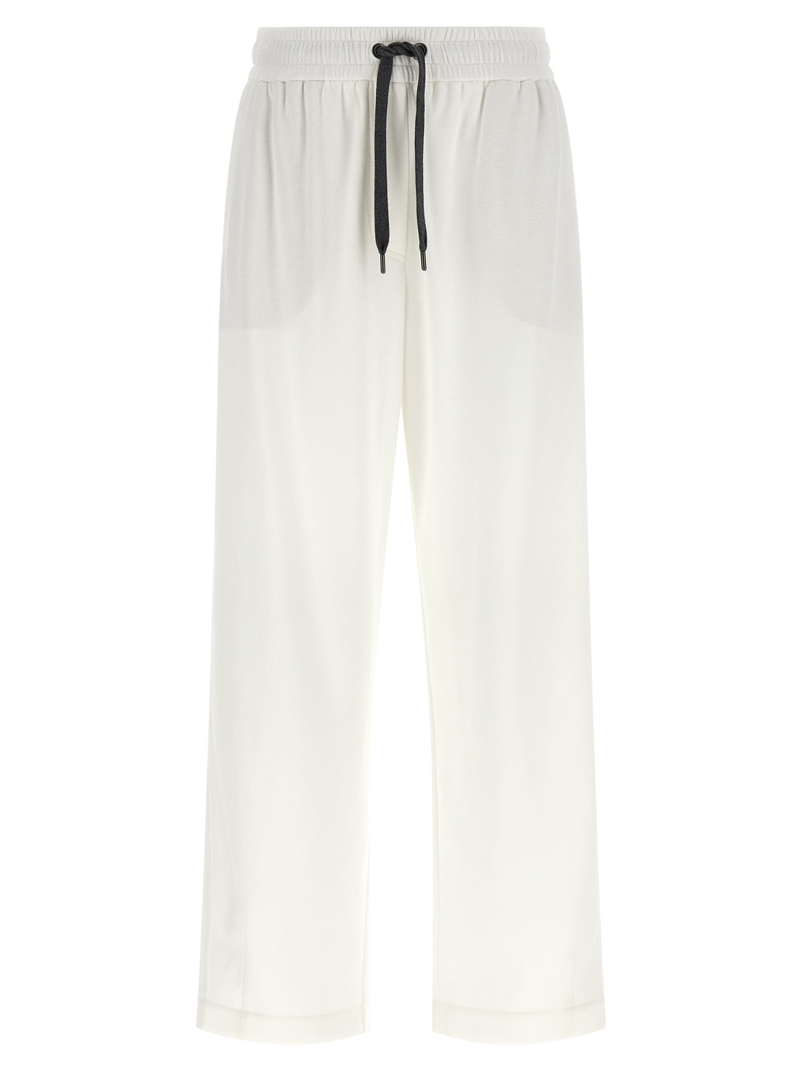 White Cotton Joggers (Workout Pants)