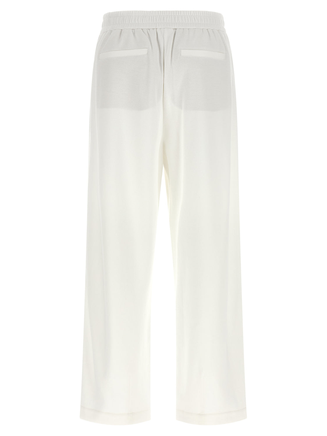 White Cotton Joggers (Workout Pants)
