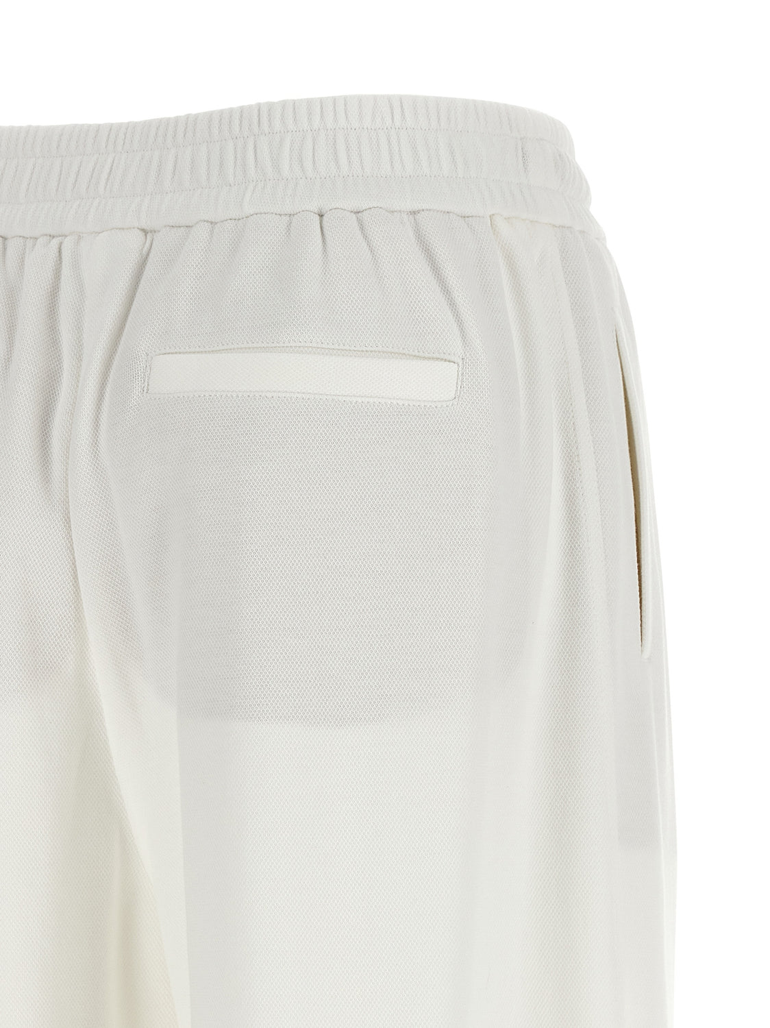 White Cotton Joggers (Workout Pants)