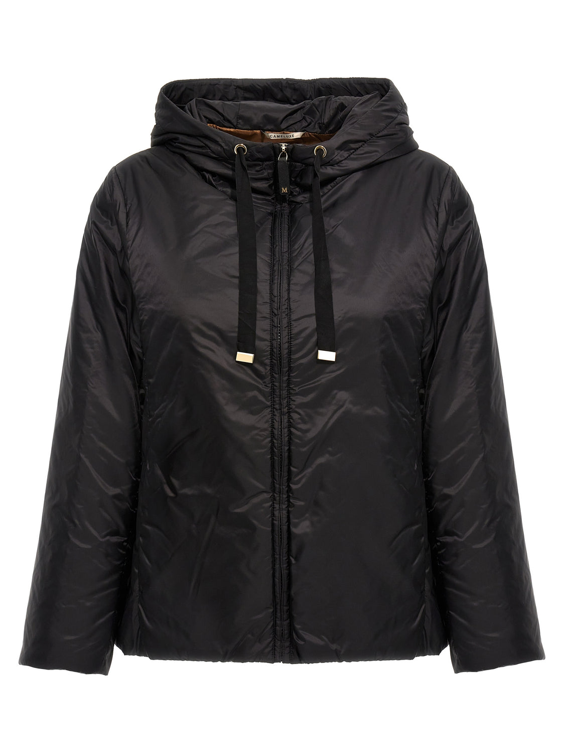 Black Polyester Shell Jacket