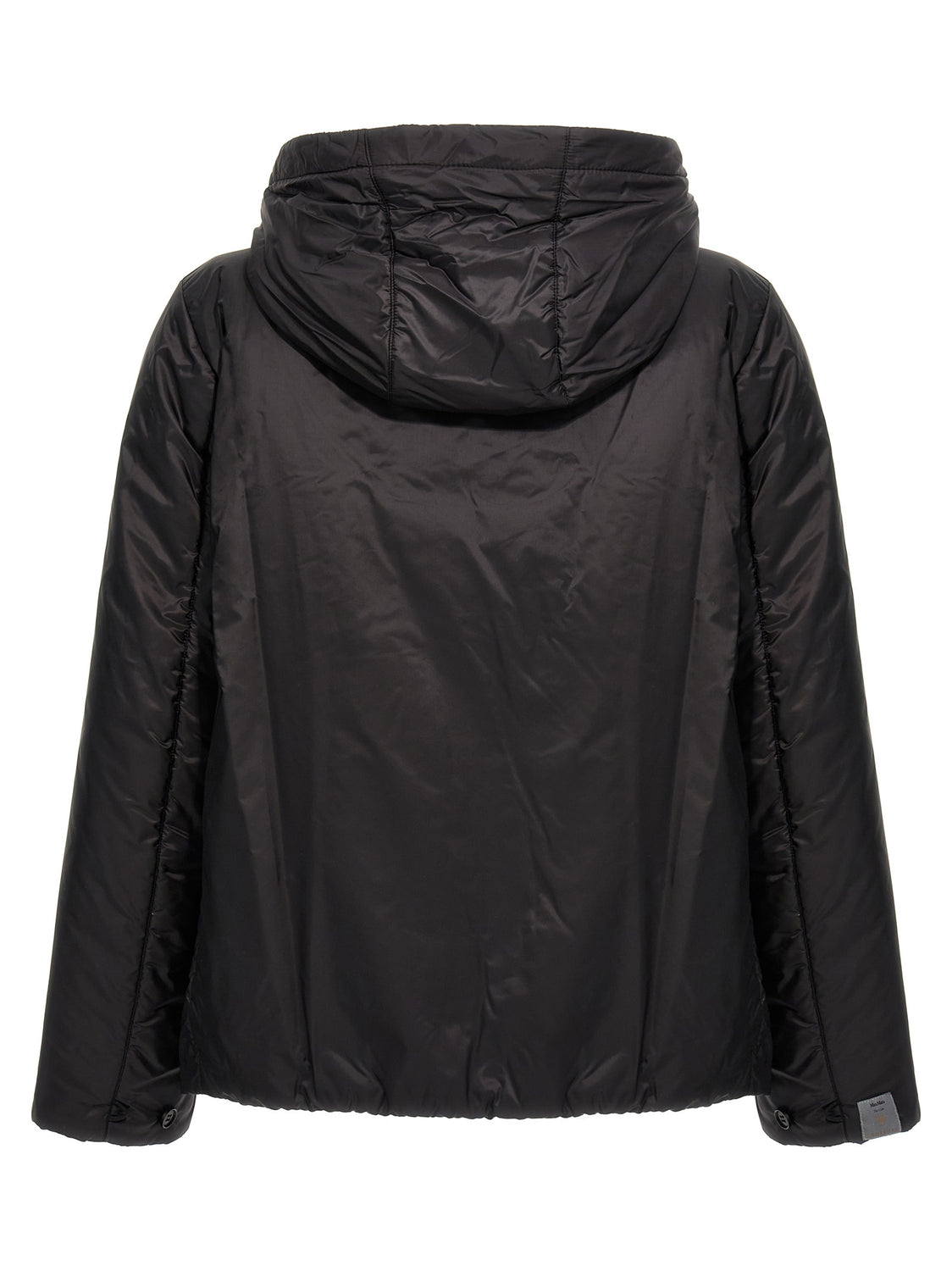 Black Polyester Shell Jacket