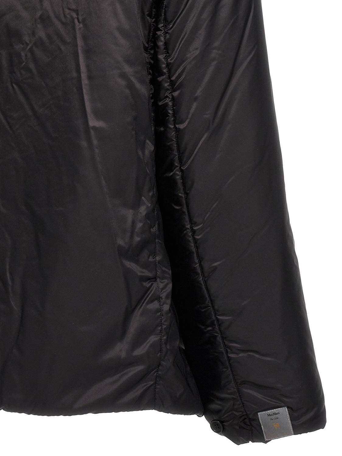 Black Polyester Shell Jacket