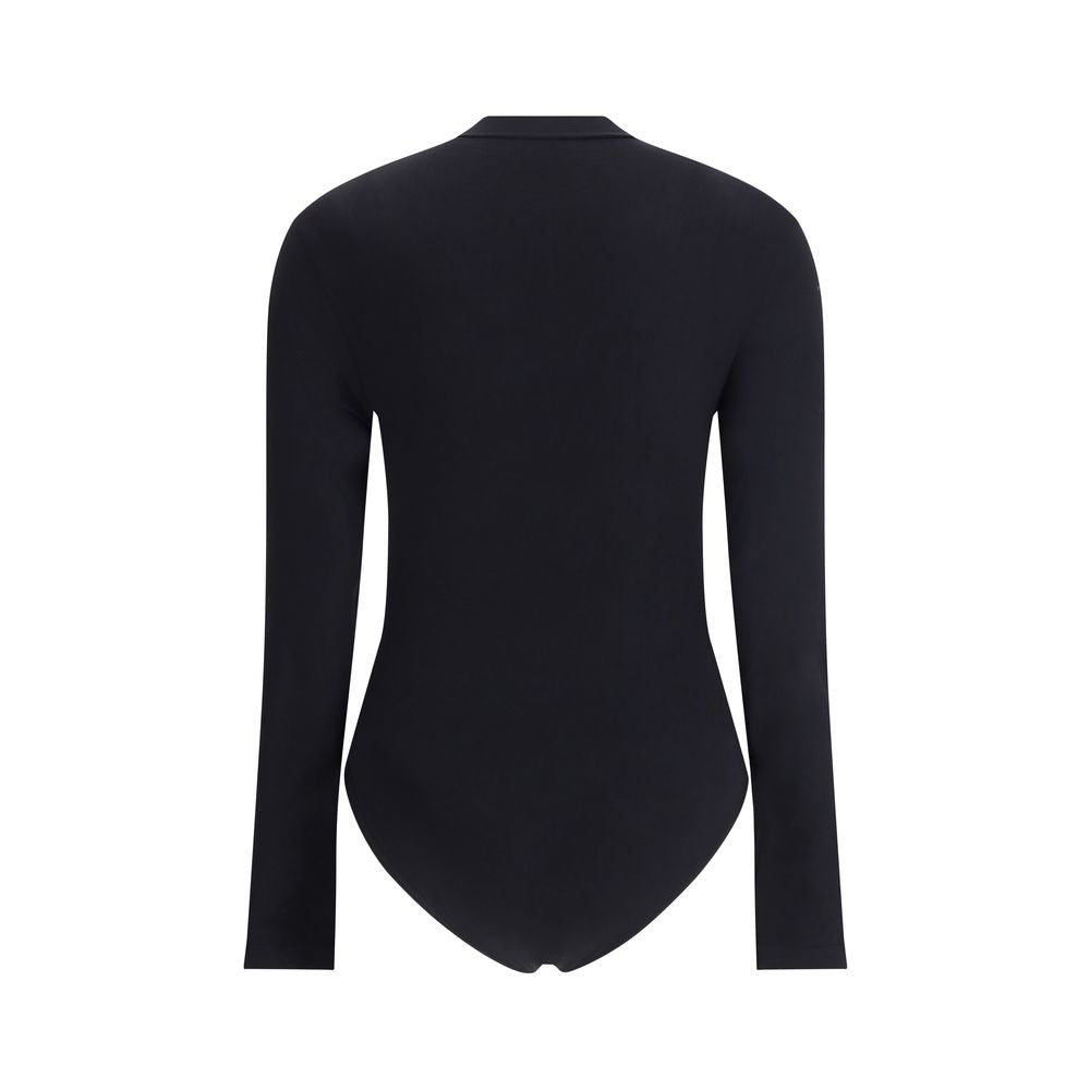 Black Polyamide Bodysuit