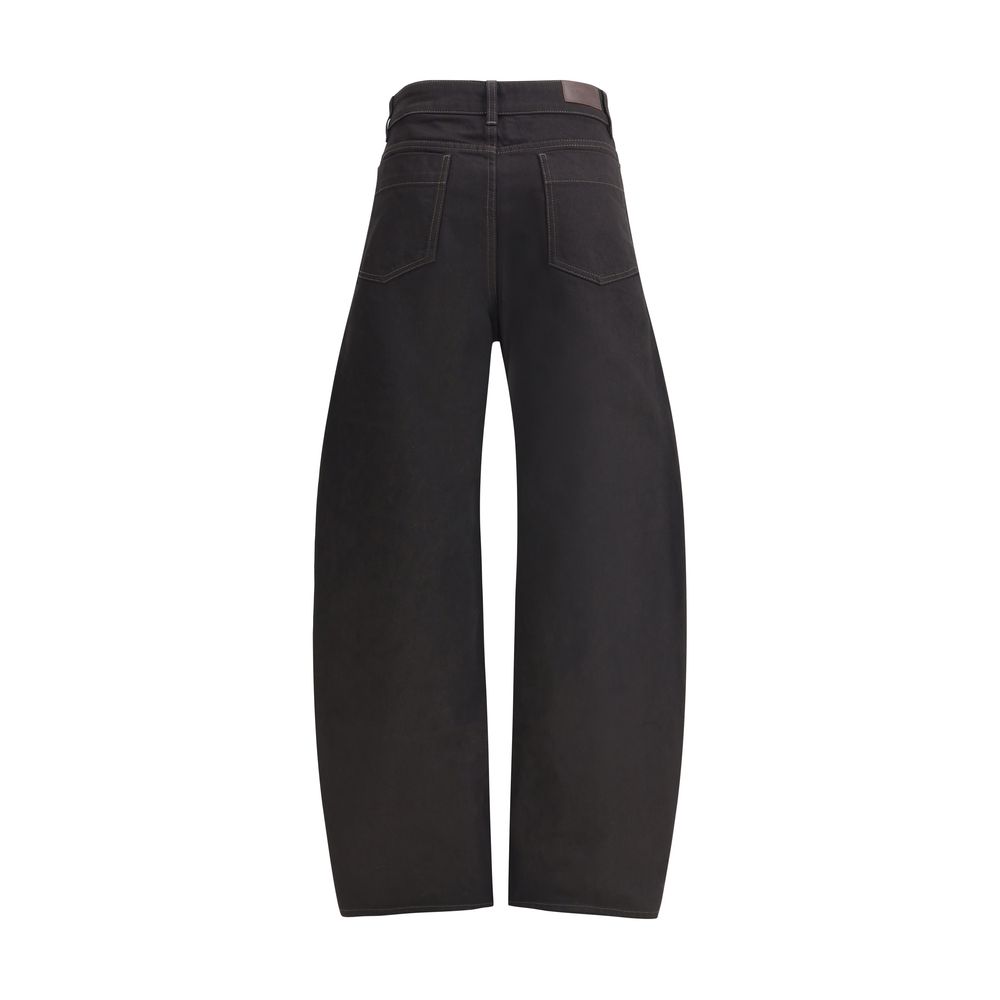 Black Cotton Casual Pants
