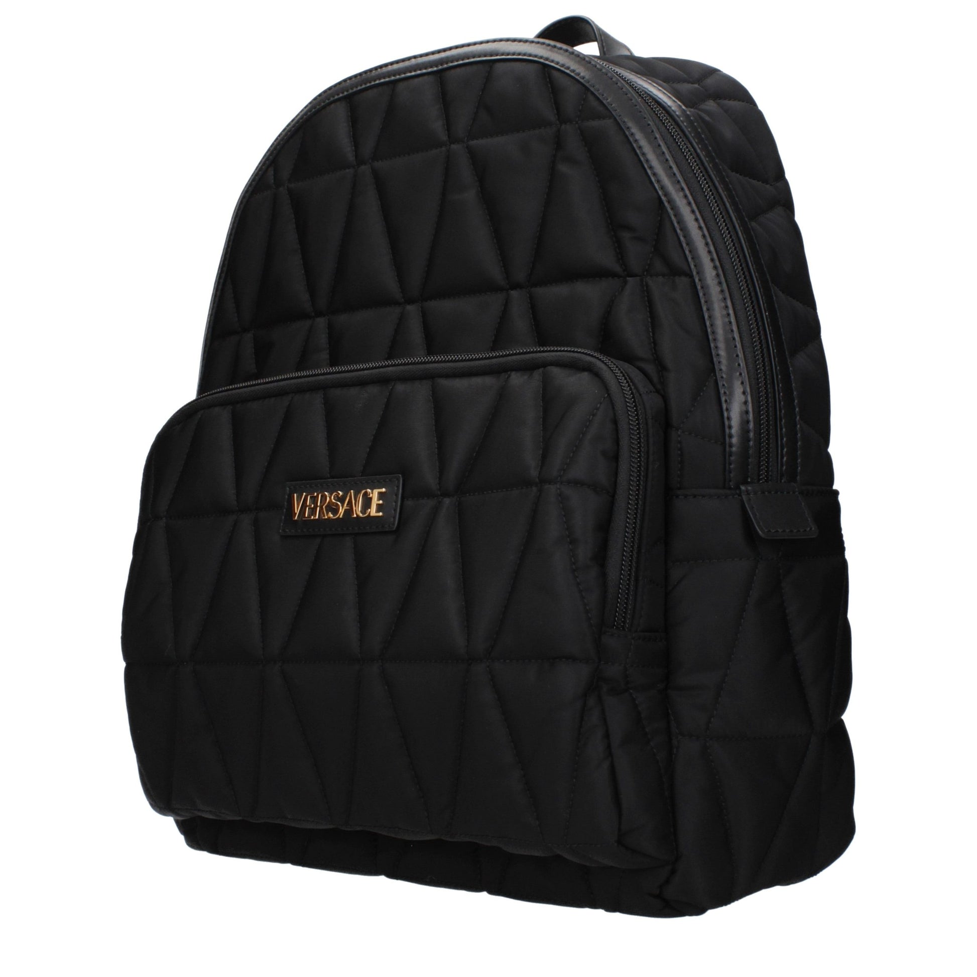 Black Fabric Backpack