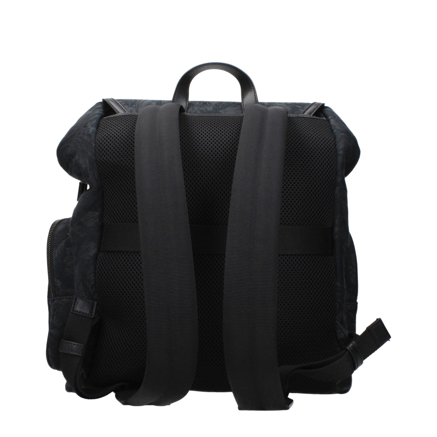 Black Fabric Backpack