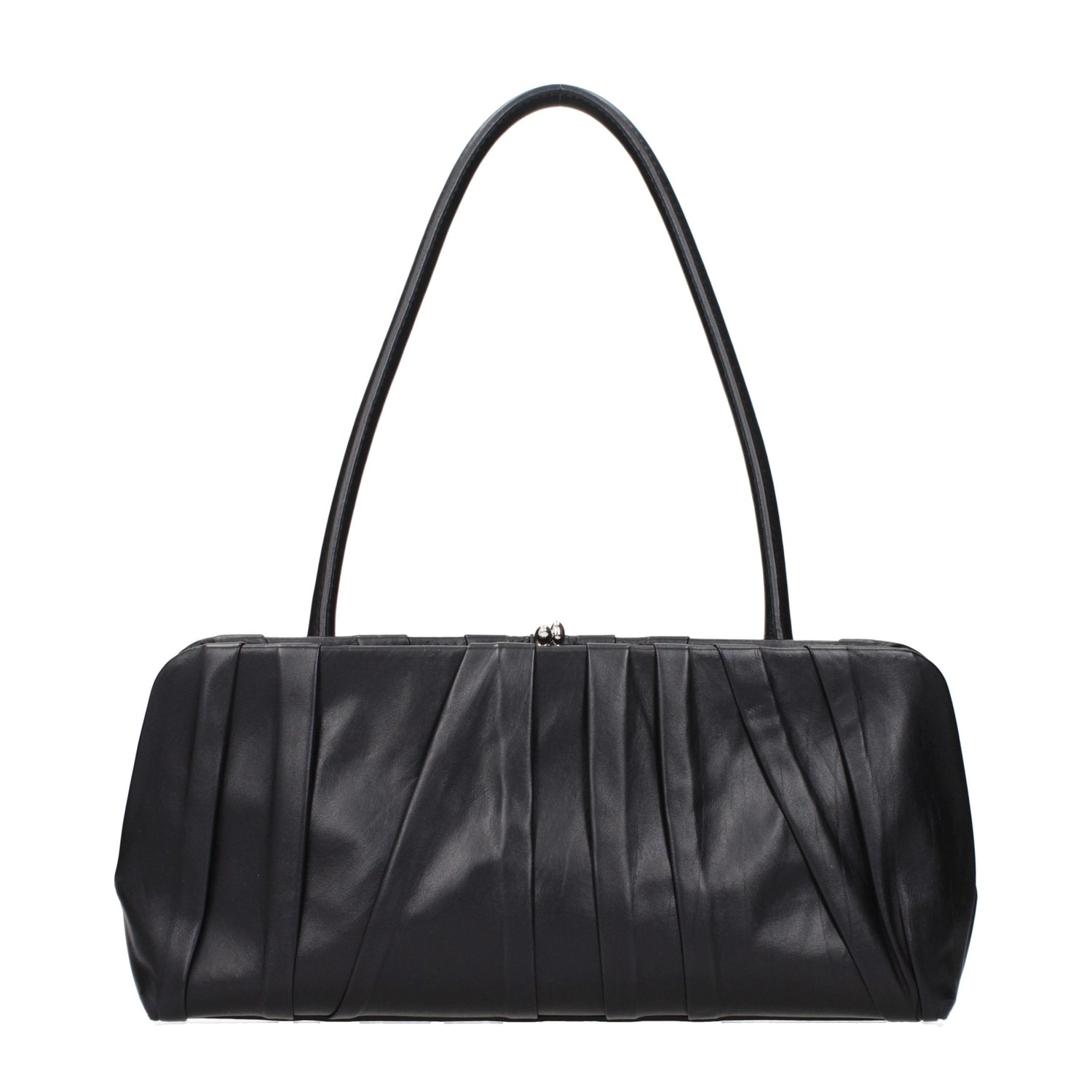 Black Leather Shoulder Bag