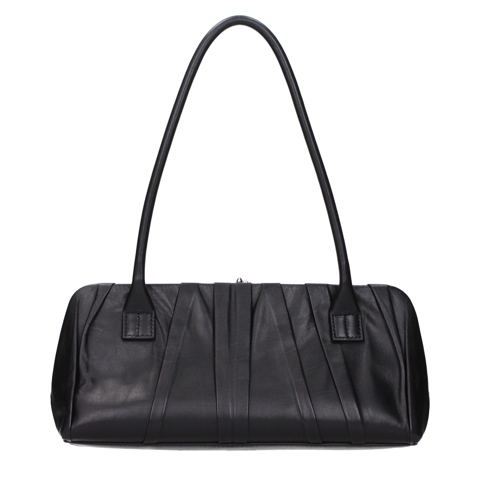 Black Leather Shoulder Bag