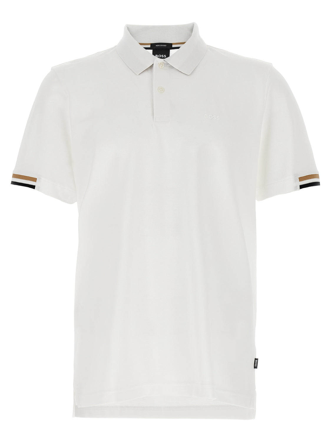 White Cotton Polo Shirt