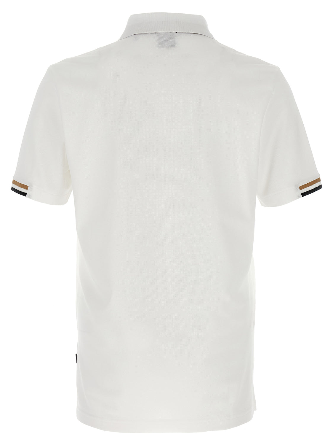 White Cotton Polo Shirt