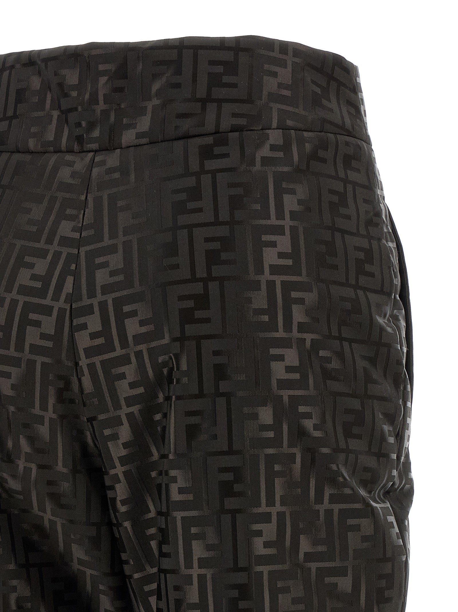 Brown Cotton Athletic Pants