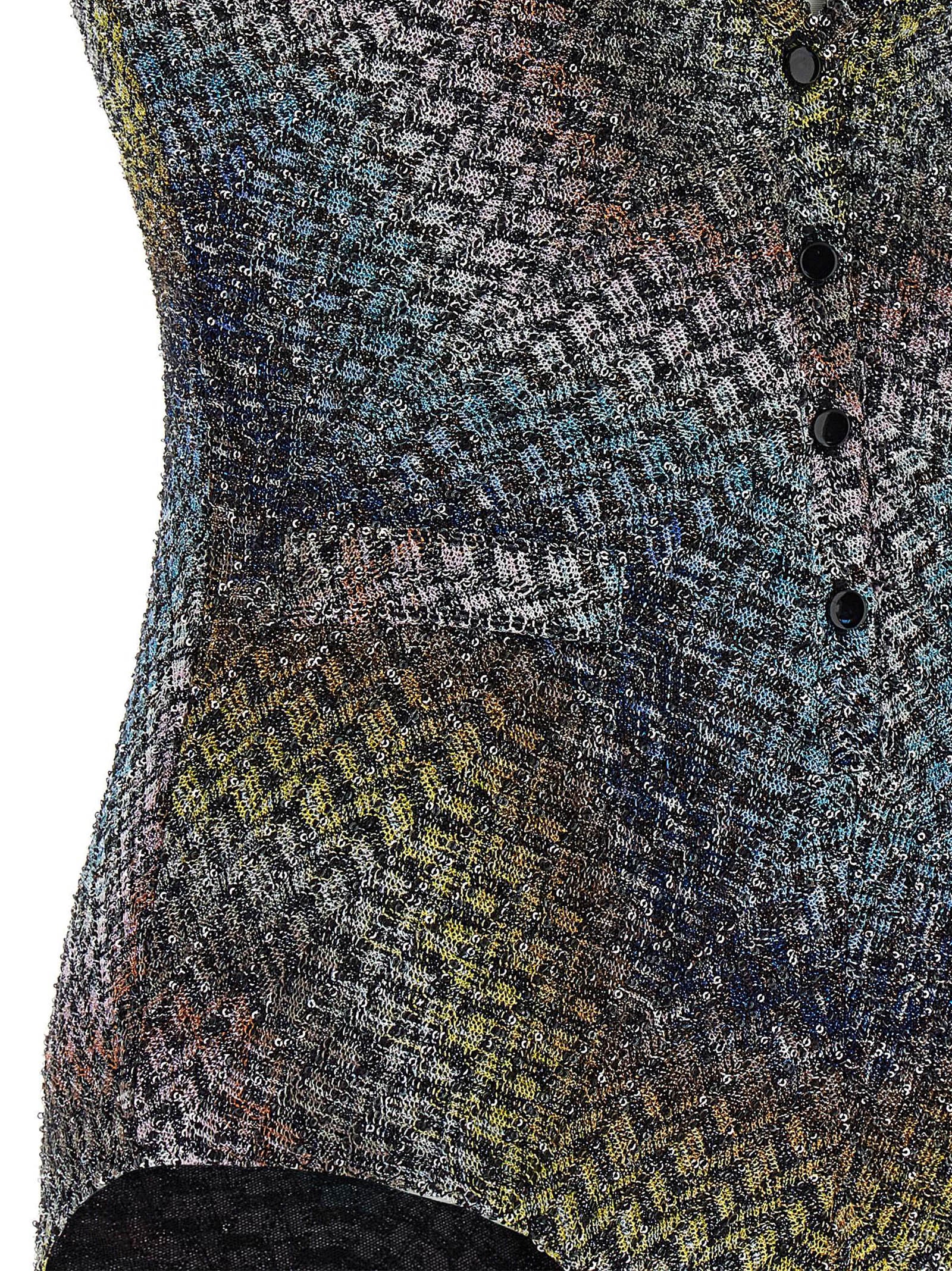 Multicolor Viscose One-Piece Swimsuit