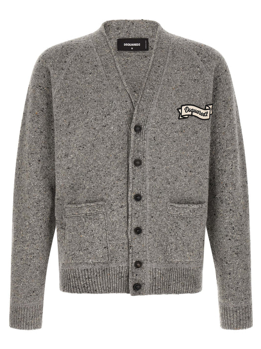 Gray Wool Cardigan