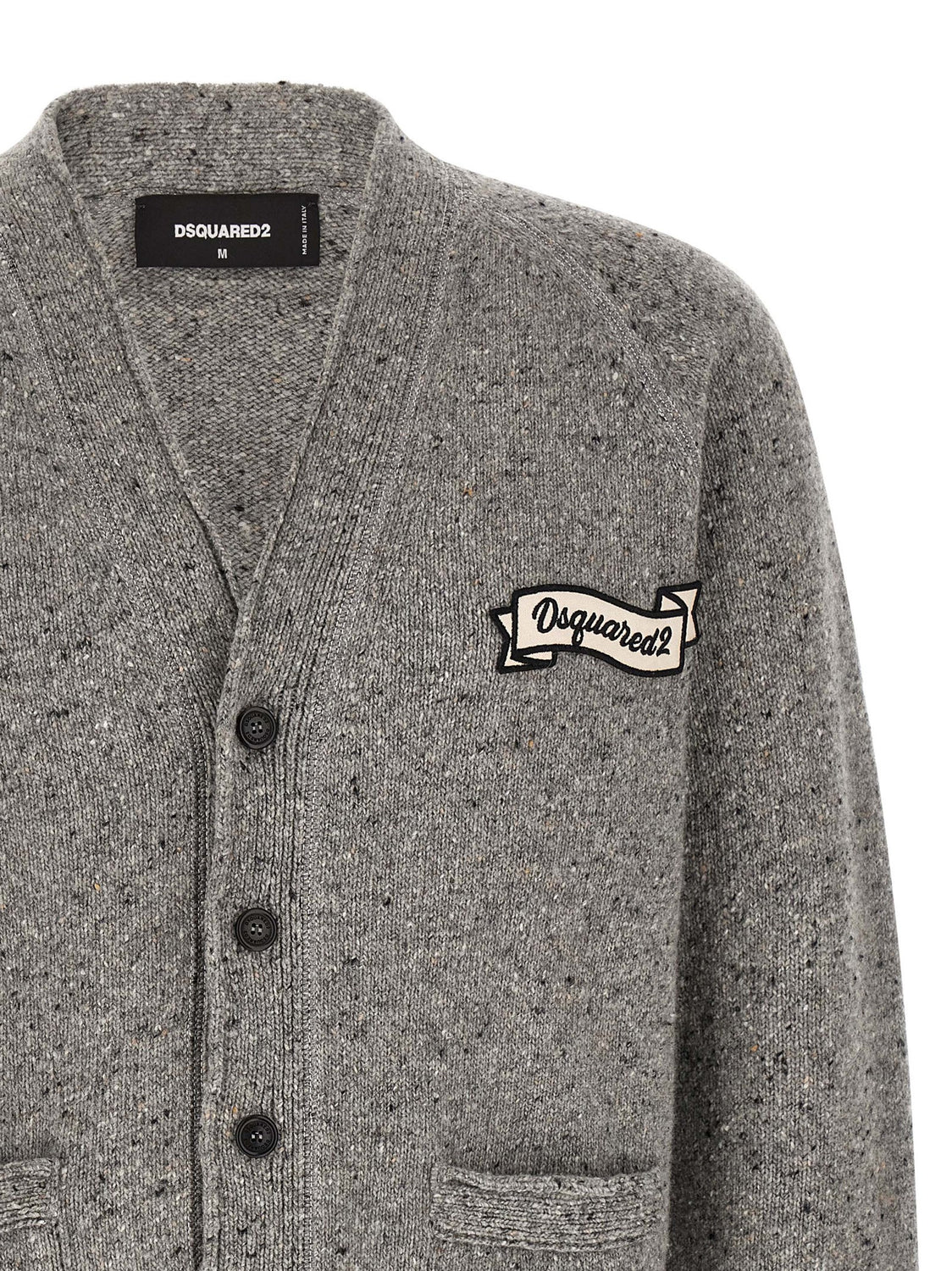 Gray Wool Cardigan