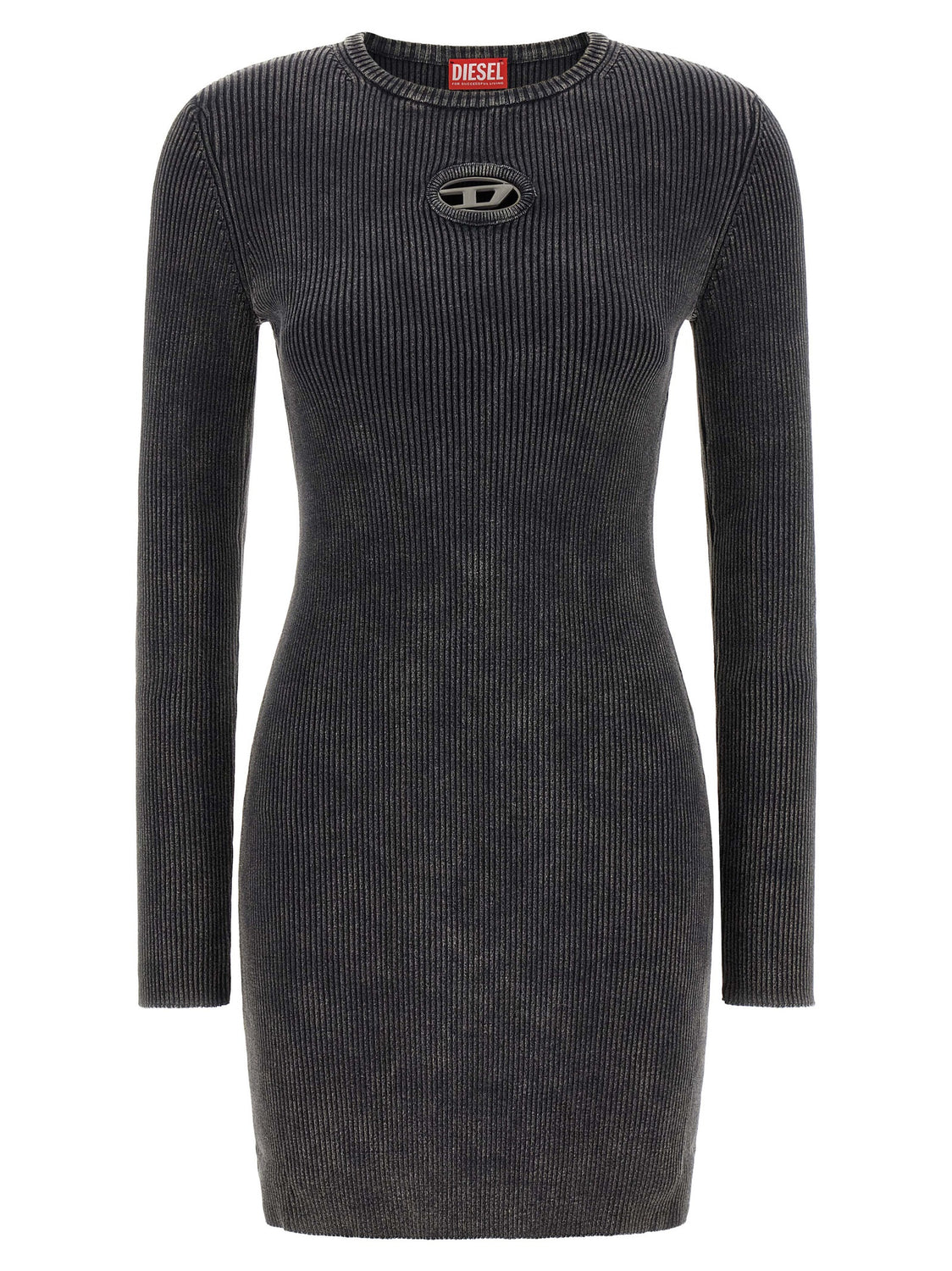 Black Cotton Short Dress